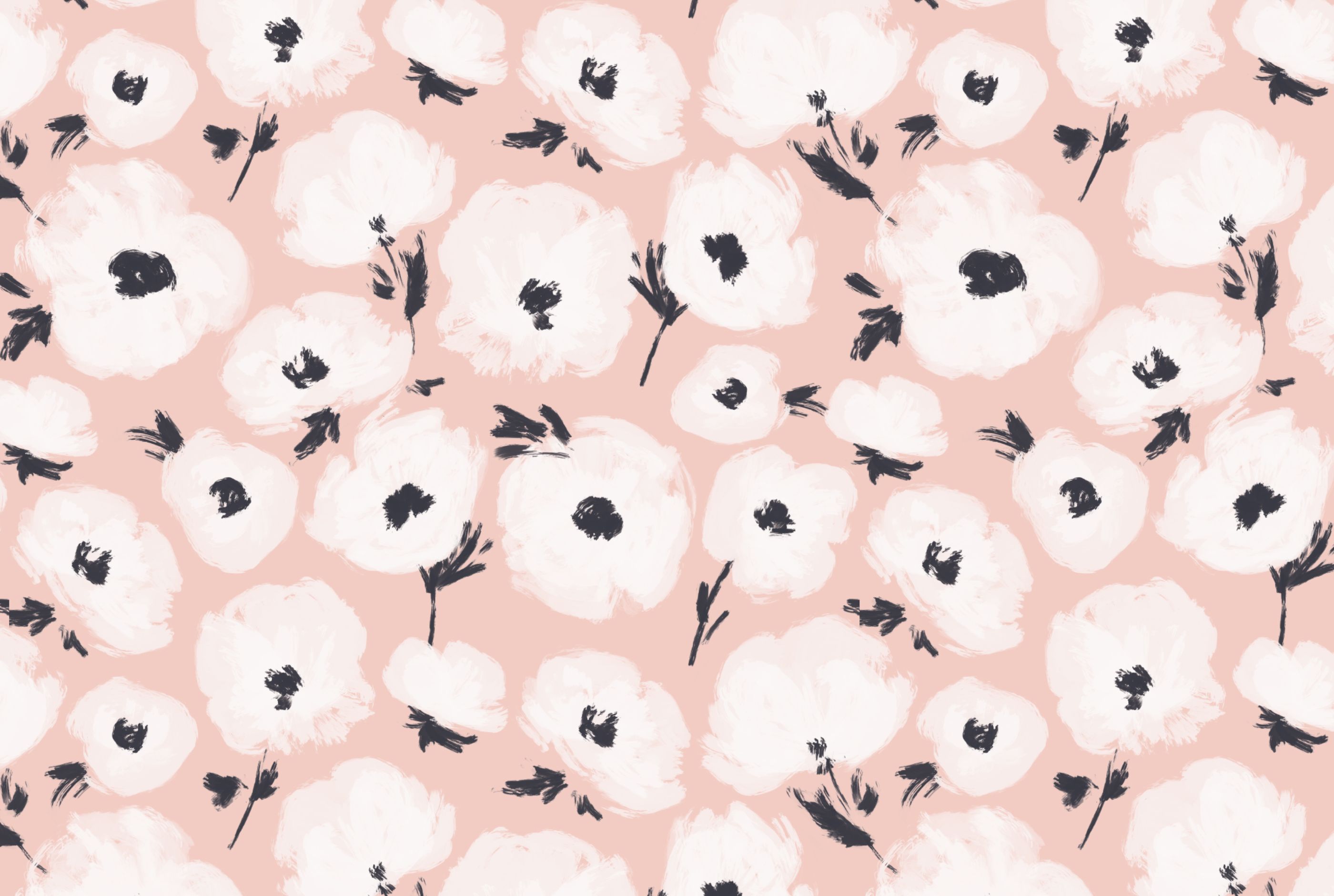 Fiori bianchi sfondo rosa, 2800x1880 2K+, Desktop