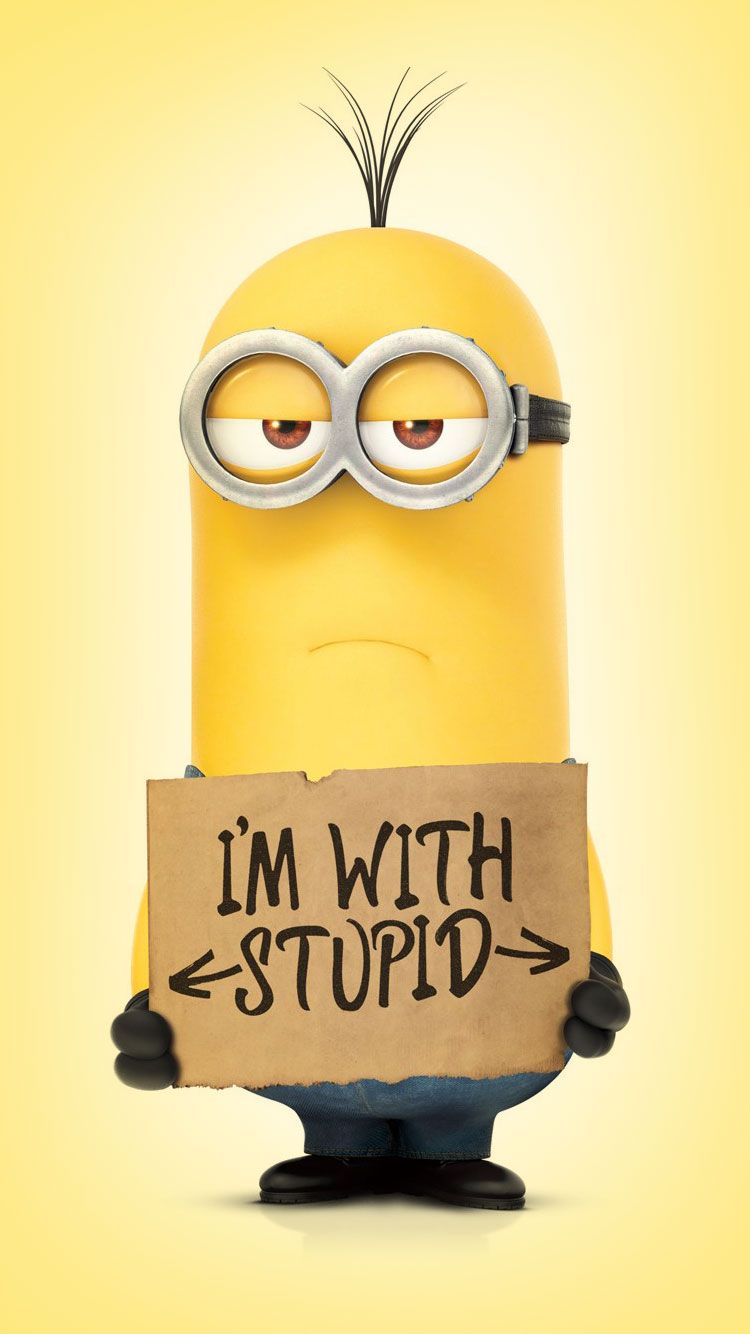 Minion cartello divertente, 750x1334 Full HD Verticale, iPhone