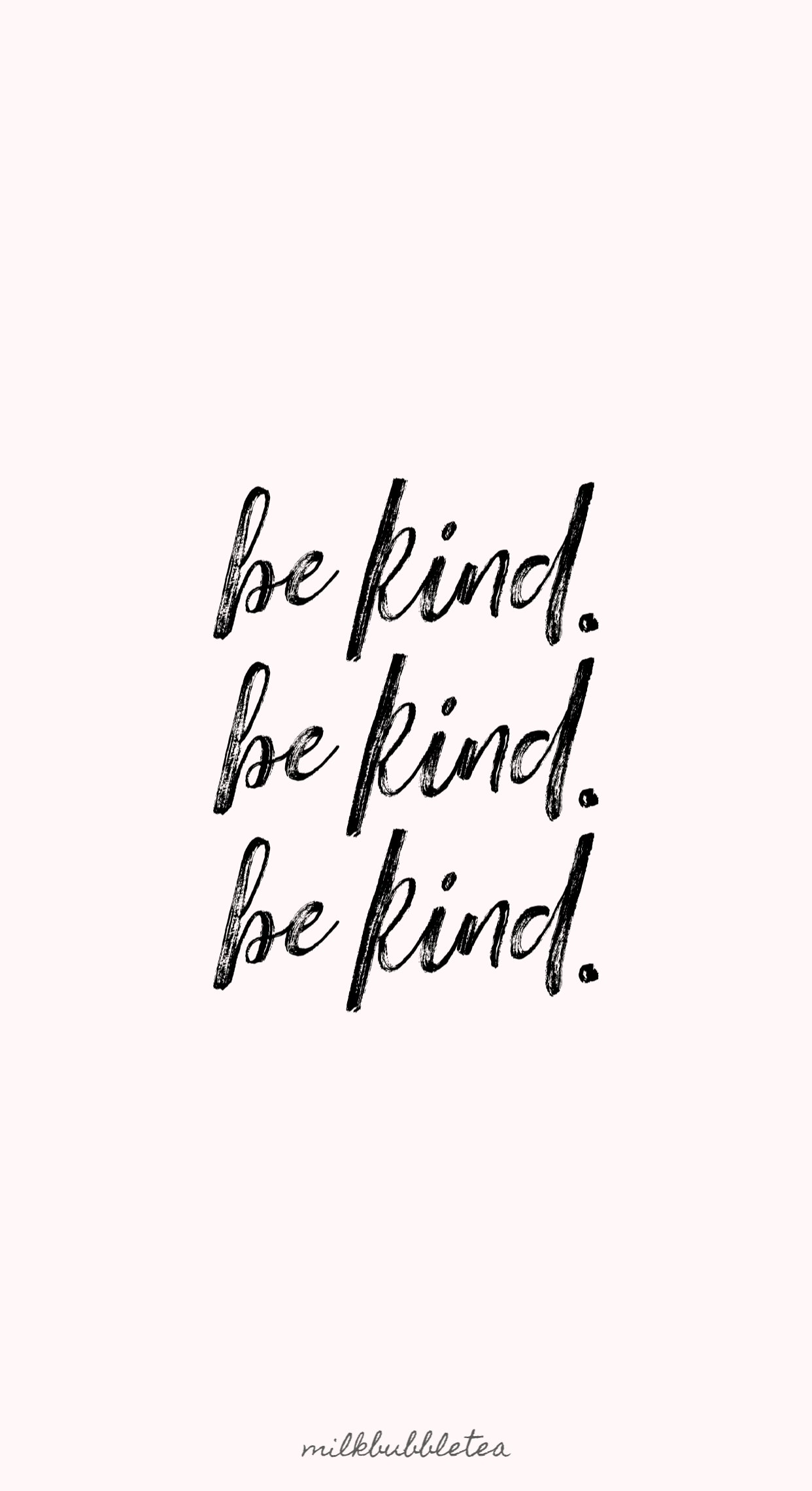 Scritta be kind ripetuta, 1242x2280 Full HD Verticale, iPhone Plus