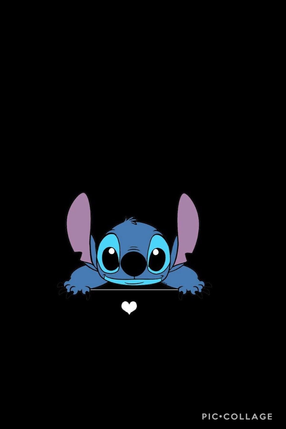 Stitch su sfondo nero, sfondi Carini, 1200x1800 Full HD Verticale, iPhone