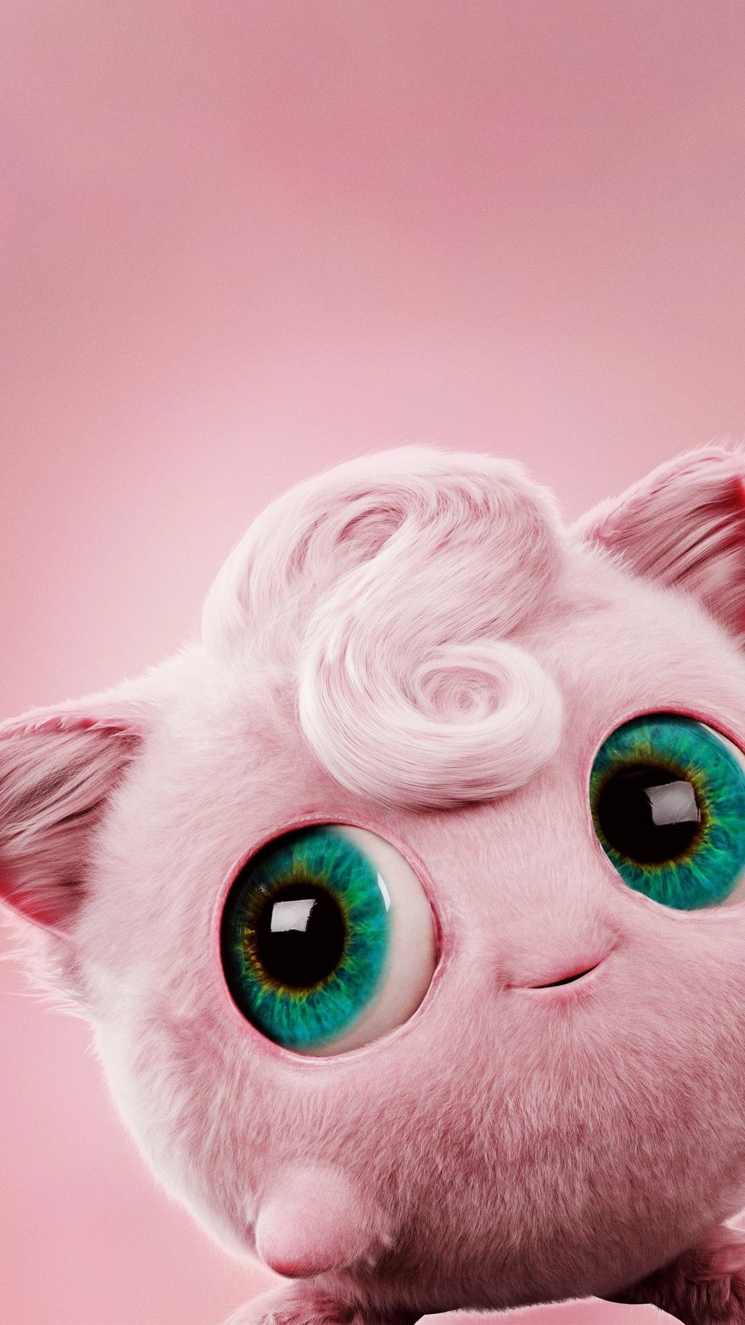 Jigglypuff Pokémon rosa carino, Pokémon di Kanto, sfondi Carini, 1080x1920 Full HD Verticale, Smartphone