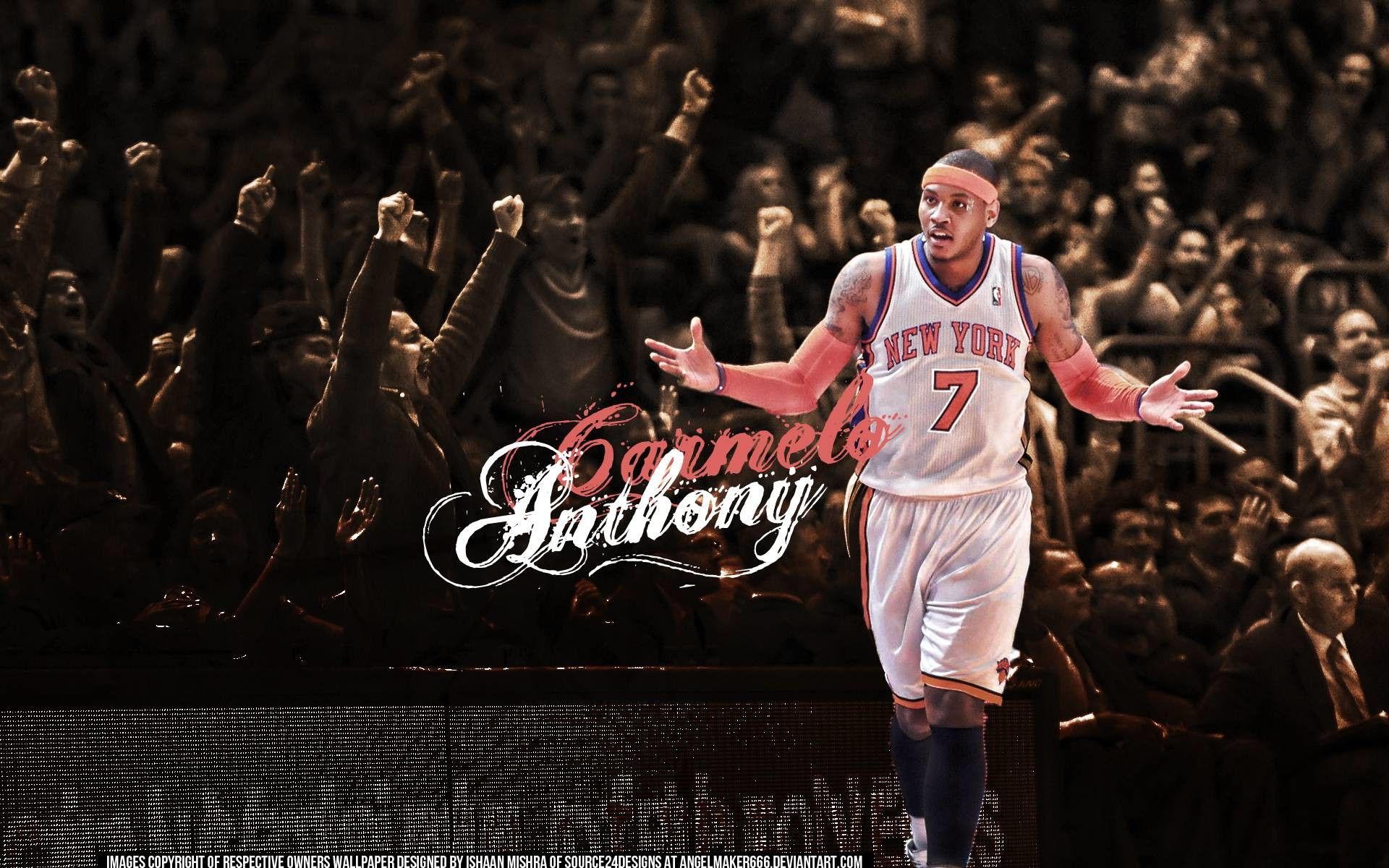 Carmelo Anthony New York Knicks, 1920x1200 Full HD+, Desktop