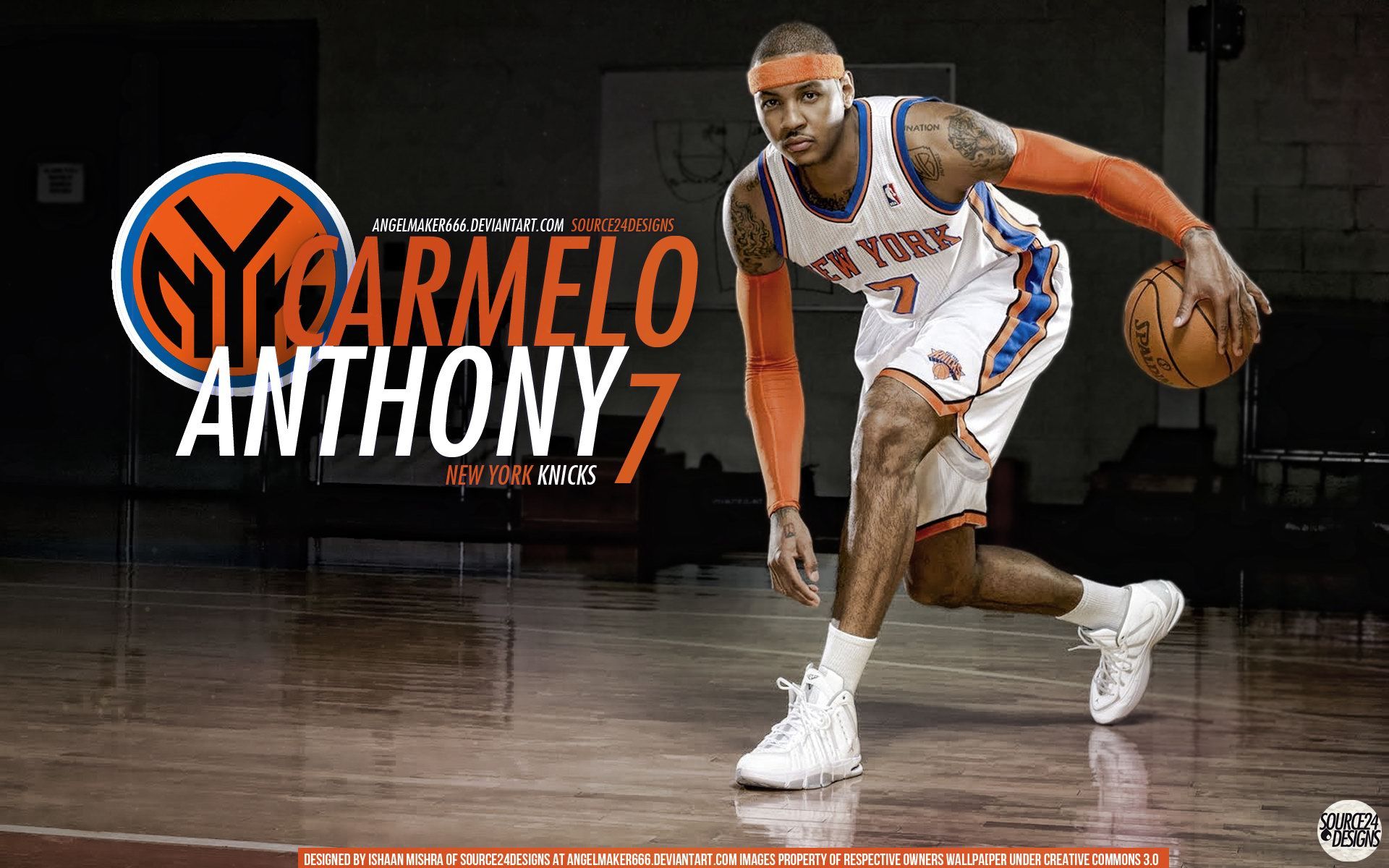 Carmelo Anthony Knicks basket, 1920x1200 Full HD+, Desktop