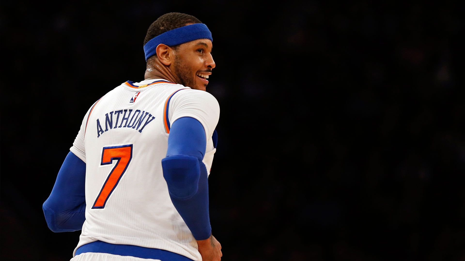 Carmelo Anthony Knicks basket, 1920x1080 1080p, Desktop