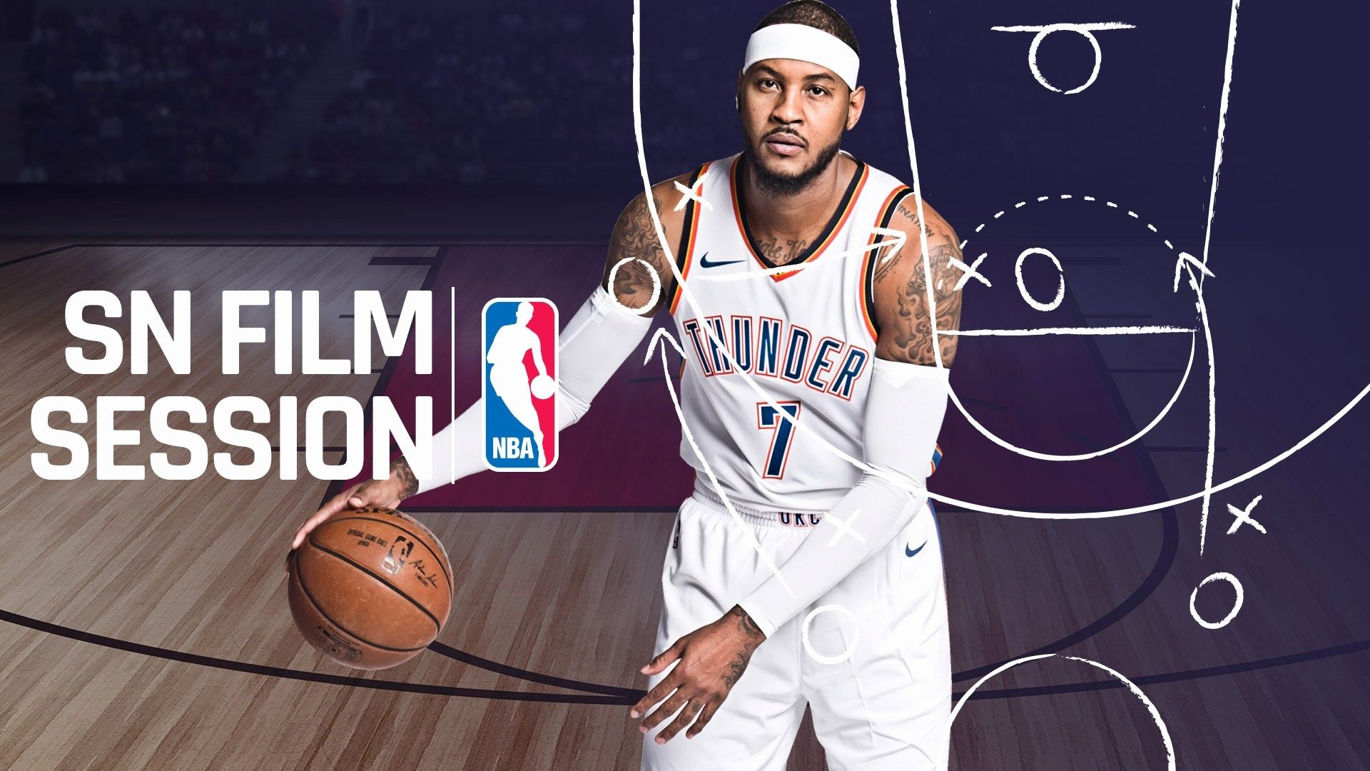 Carmelo Anthony Thunder basket, 1920x1080 Full HD 1080p, Desktop