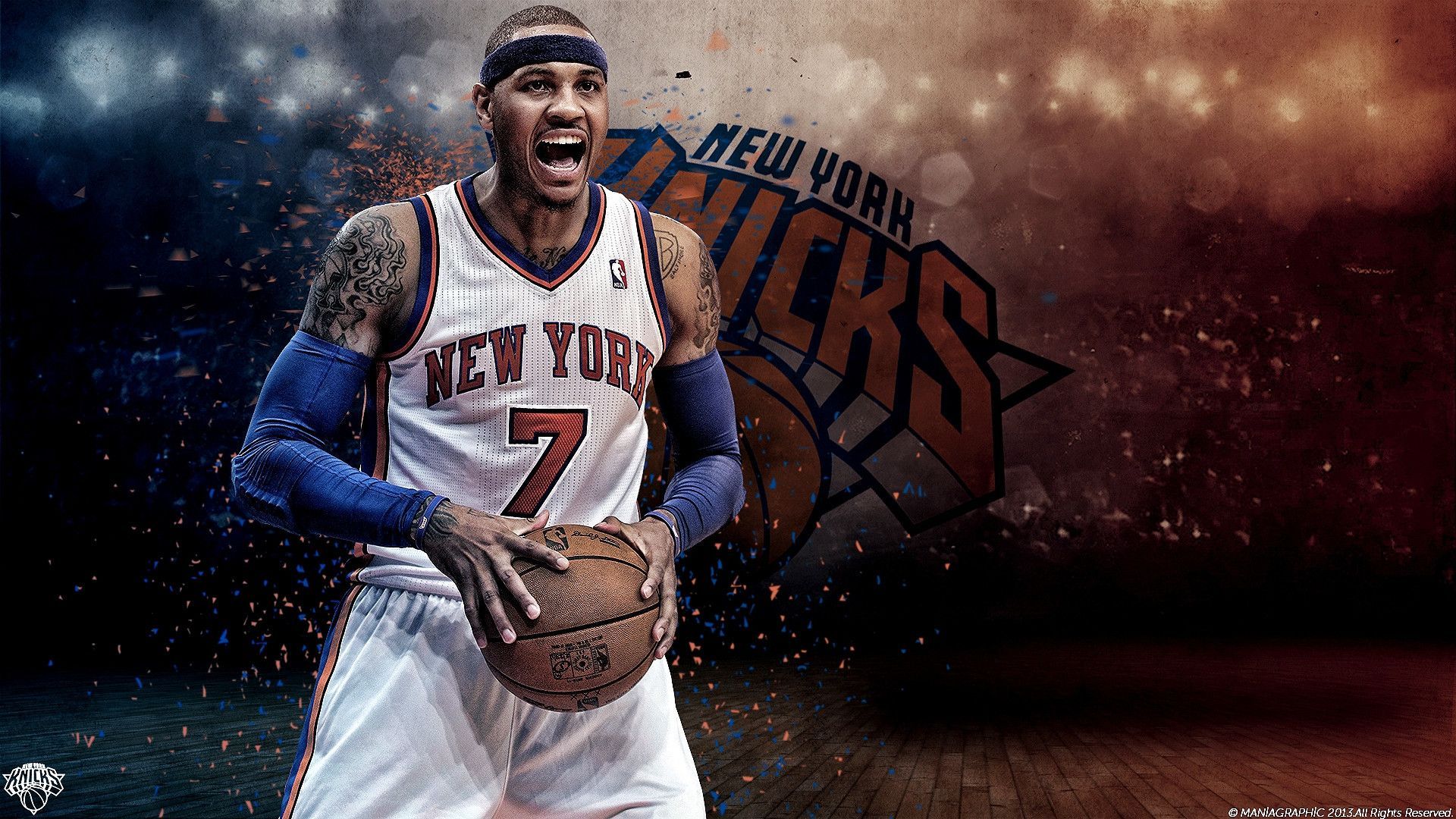 Carmelo Anthony New York Knicks, 1920x1080 1080p, Laptop