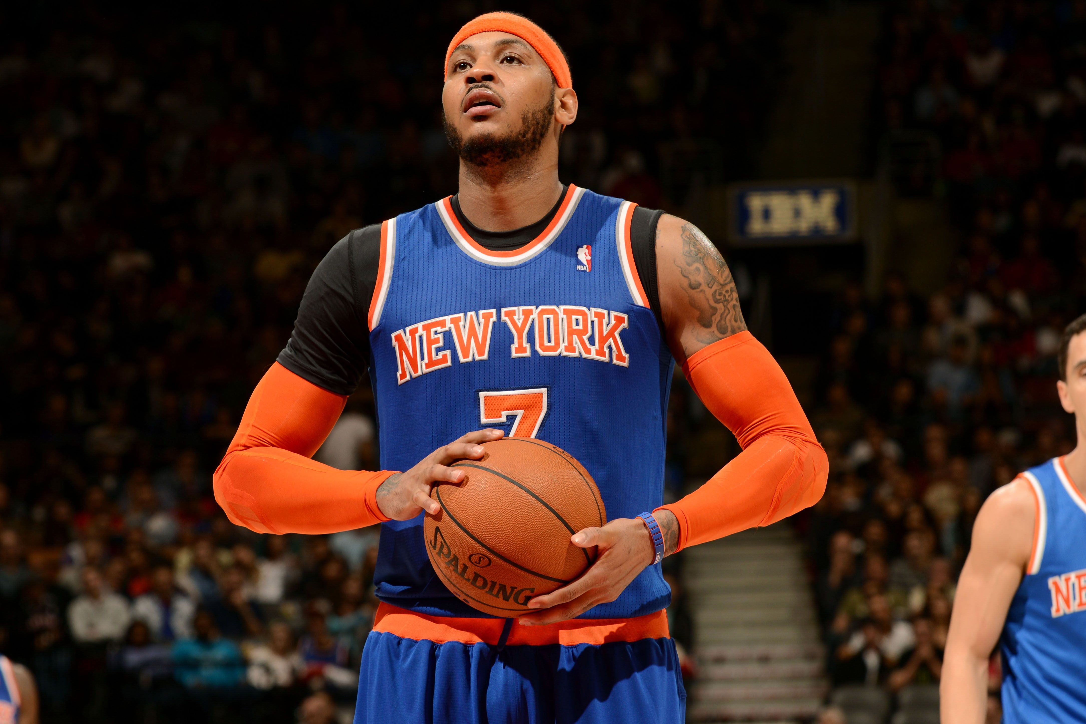 Carmelo Anthony Knicks basket, 4338x2892 Ultra HD, Monitor 4K