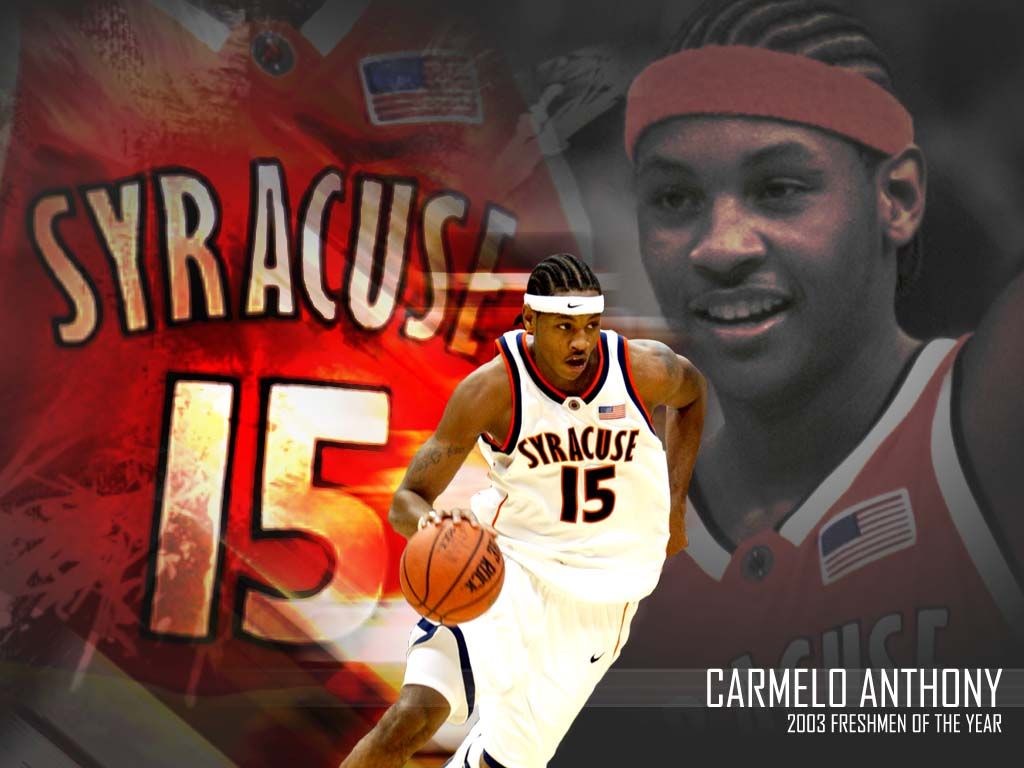 Carmelo Anthony Syracuse basket, 1024x768 HD, iMac