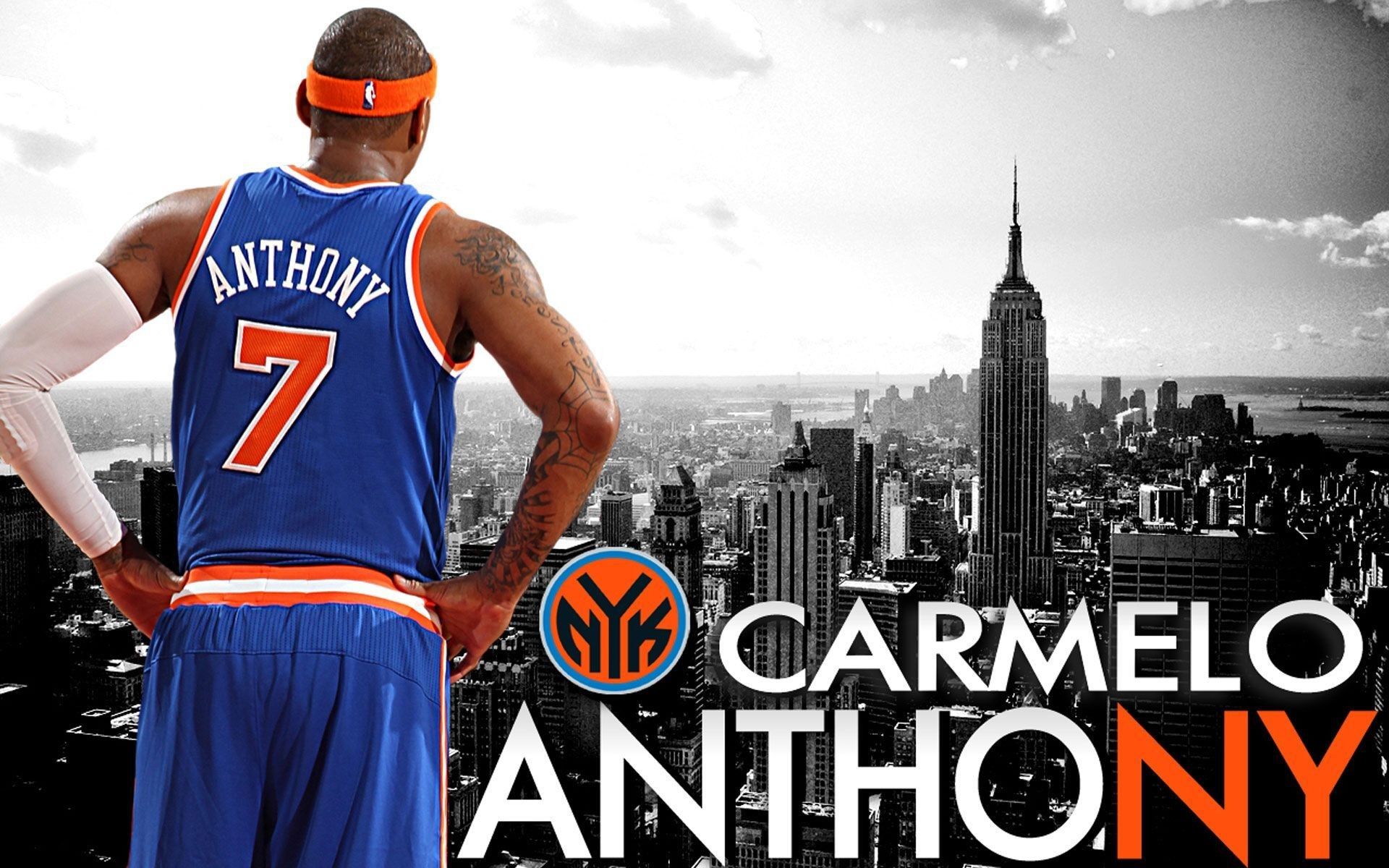 Carmelo Anthony Knicks skyline, 1920x1200 Full HD+ WUXGA, Desktop