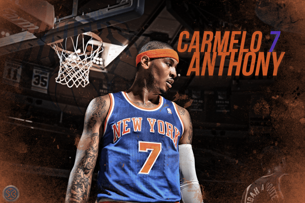 Carmelo Anthony Knicks basket, 1280x853 720p, PC