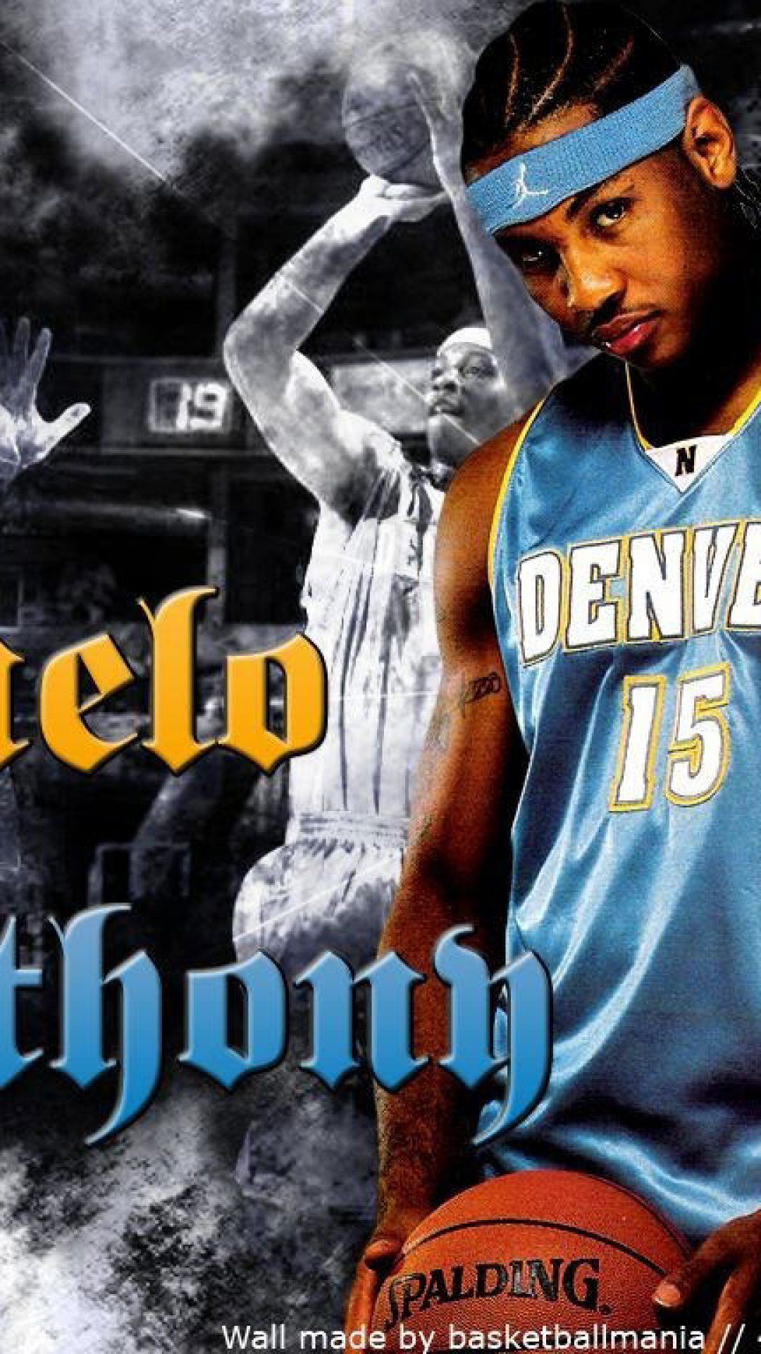 Carmelo Anthony Denver Nuggets, 1080x1920 Full HD Verticale, Smartphone