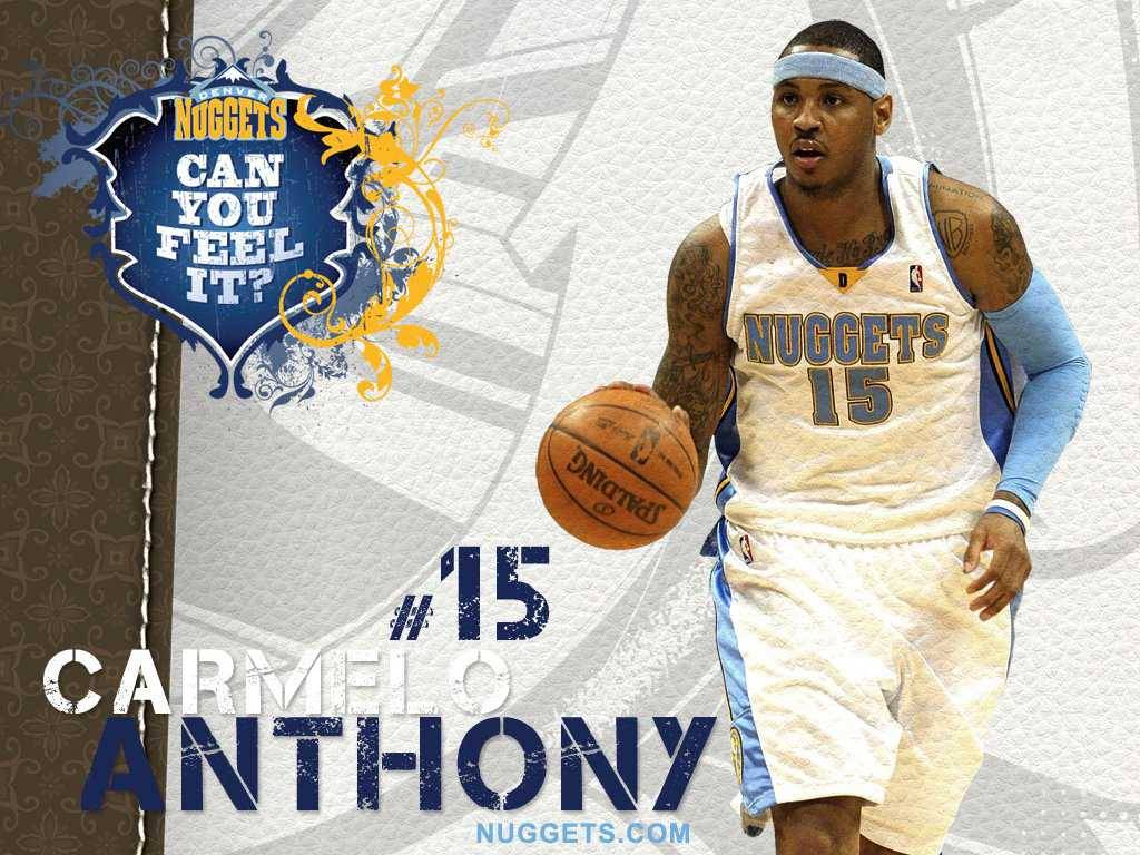 Carmelo Anthony Denver Nuggets, 1024x768 HD, PC Desktop