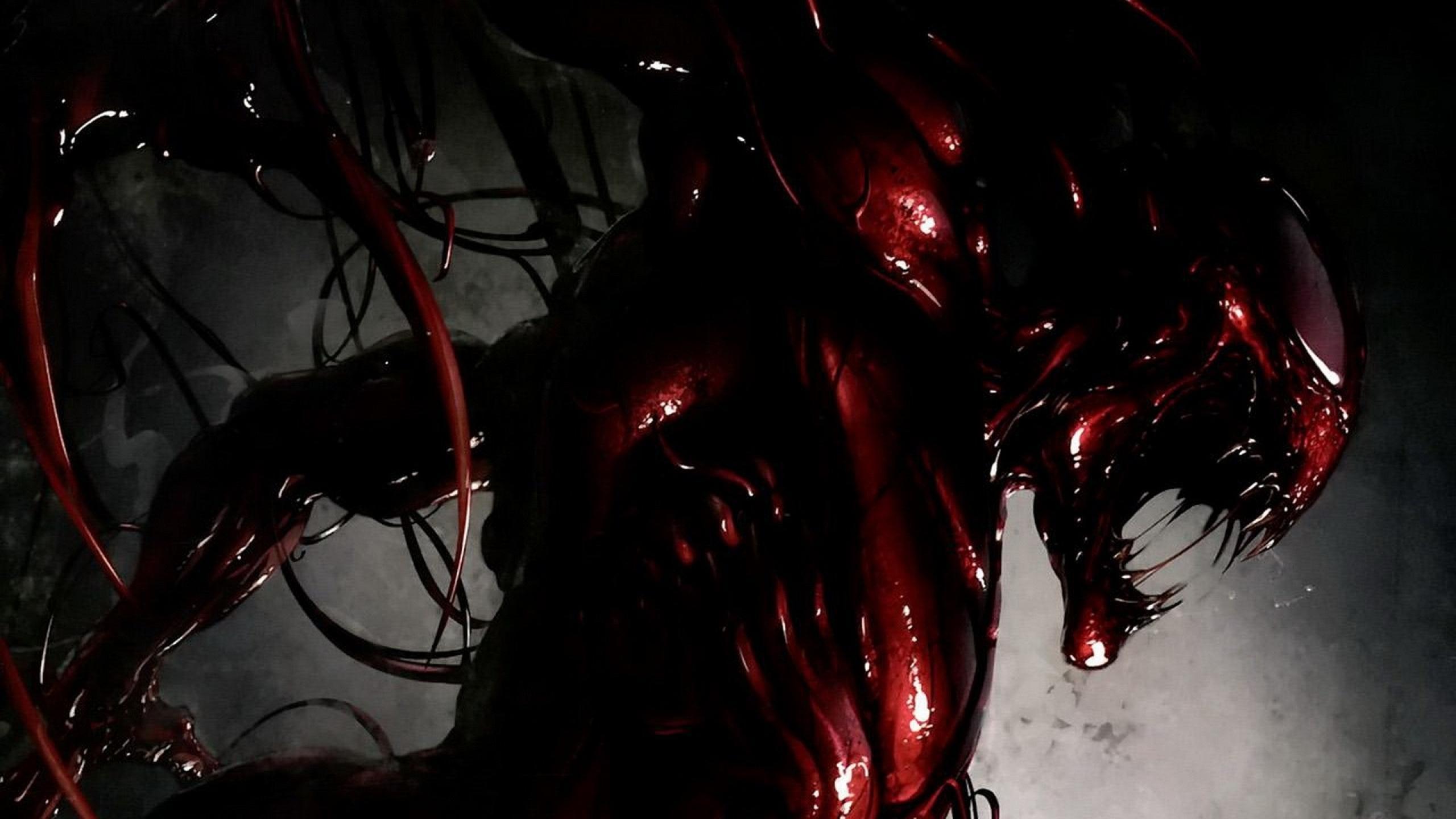 Carnage Marvel simbionte rosso, 2560x1440 2K QHD, Monitor Gaming