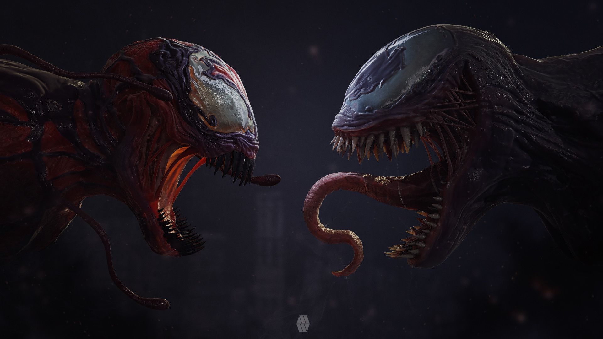 Carnage e Venom faccia a faccia, Marvel, 1920x1080 Full HD 1080p, Desktop