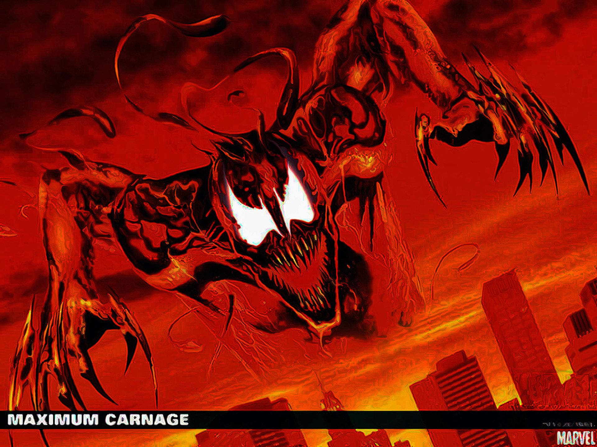 Carnage Marvel simbionte rosso, 1920x1440 Full HD+, Desktop