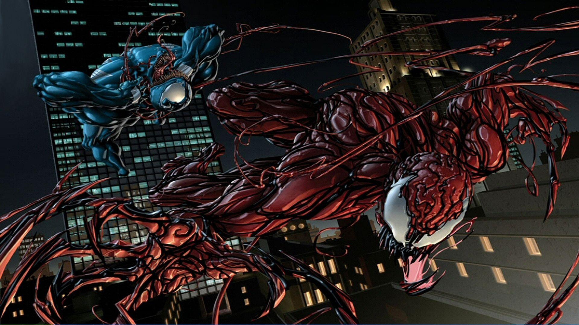 Venom contro Carnage città, 1920x1079 1080p, Laptop