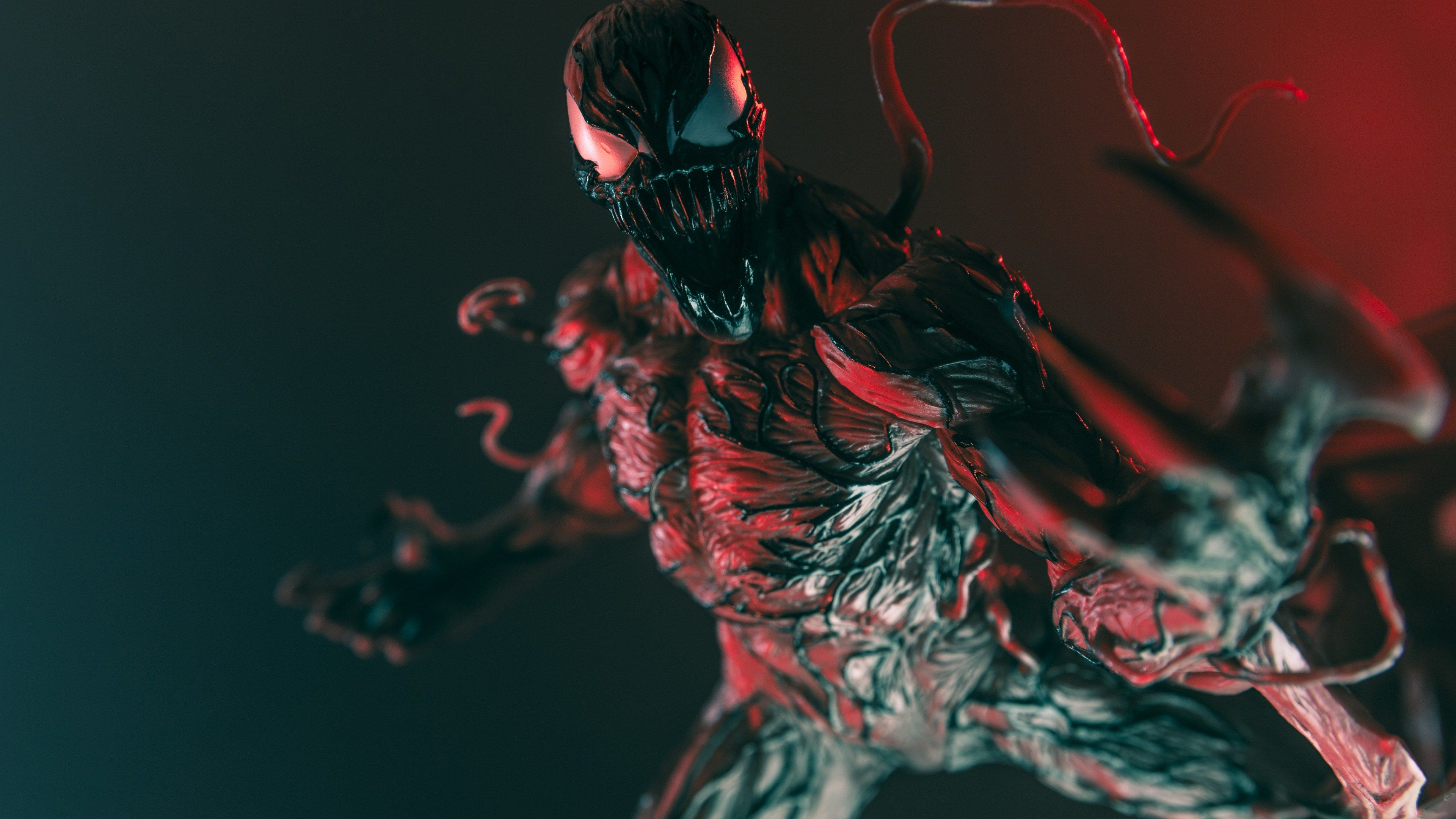 Carnage Marvel simbionte rosso, 3840x2160 4K Ultra HD, Monitor 4K