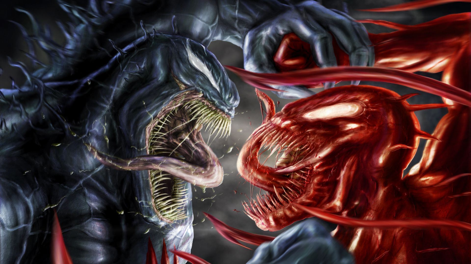 Venom contro Carnage, 1920x1080 1080p, Desktop