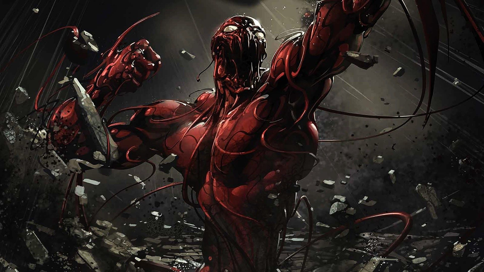 Carnage Marvel simbionte rosso, 1920x1080 Full HD 1080p, PC