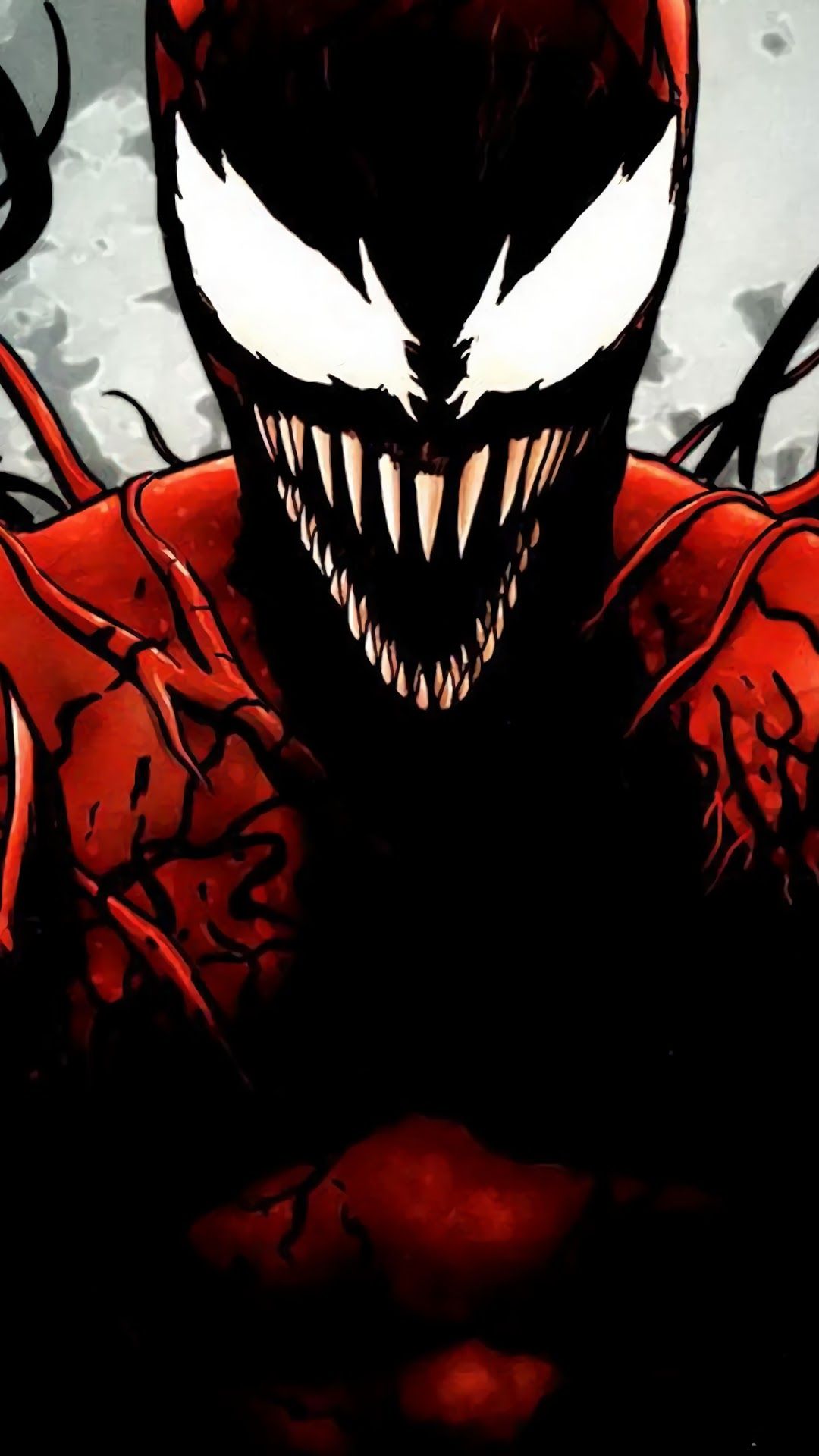 Carnage Marvel villain rosso, MCU, 1080x1920 Full HD Verticale, iPhone