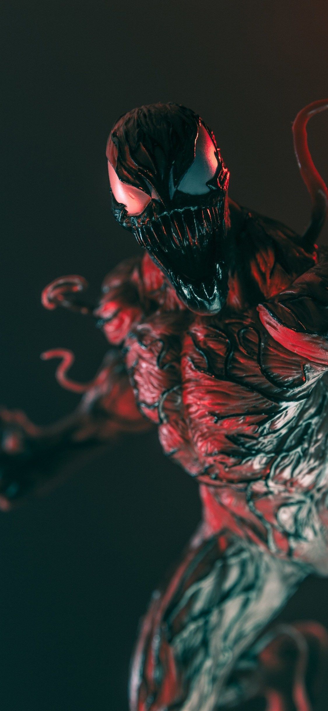 Carnage Marvel personaggio rosso, 1125x2436 Verticale, iPhone