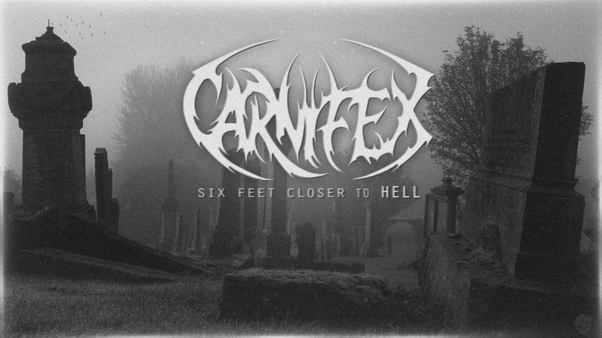 Carnifex logo cimitero bianco e nero, 1200x675 HD, Desktop