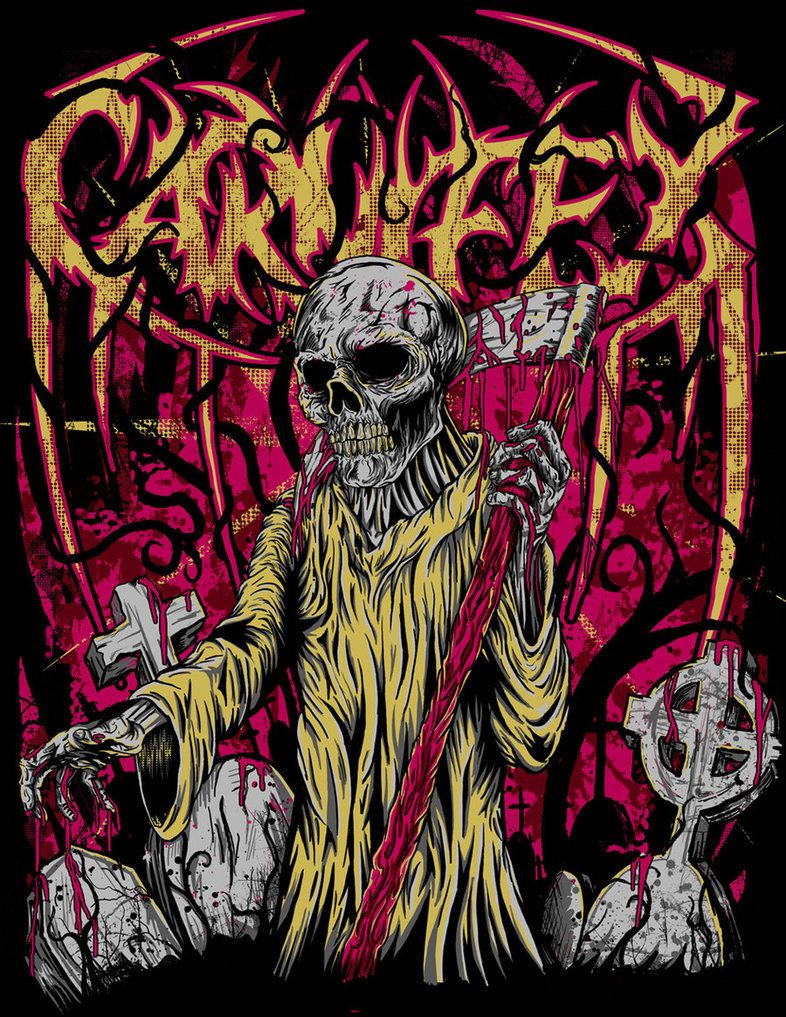Carnifex band scheletro con falce, 786x1017 Full HD Verticale, Smartphone