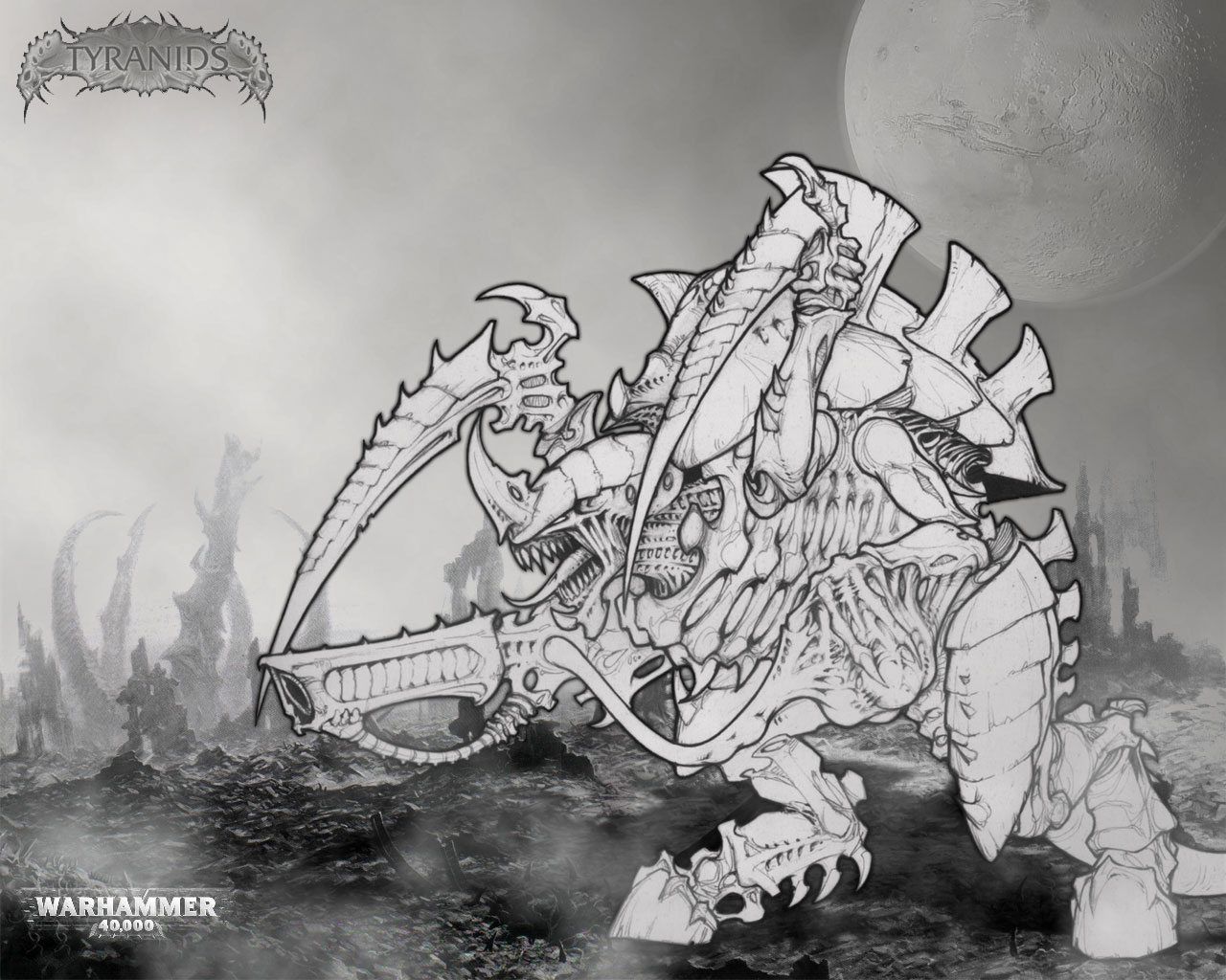 Carnifex Warhammer 40k mostro, 1280x1024 HD, Desktop