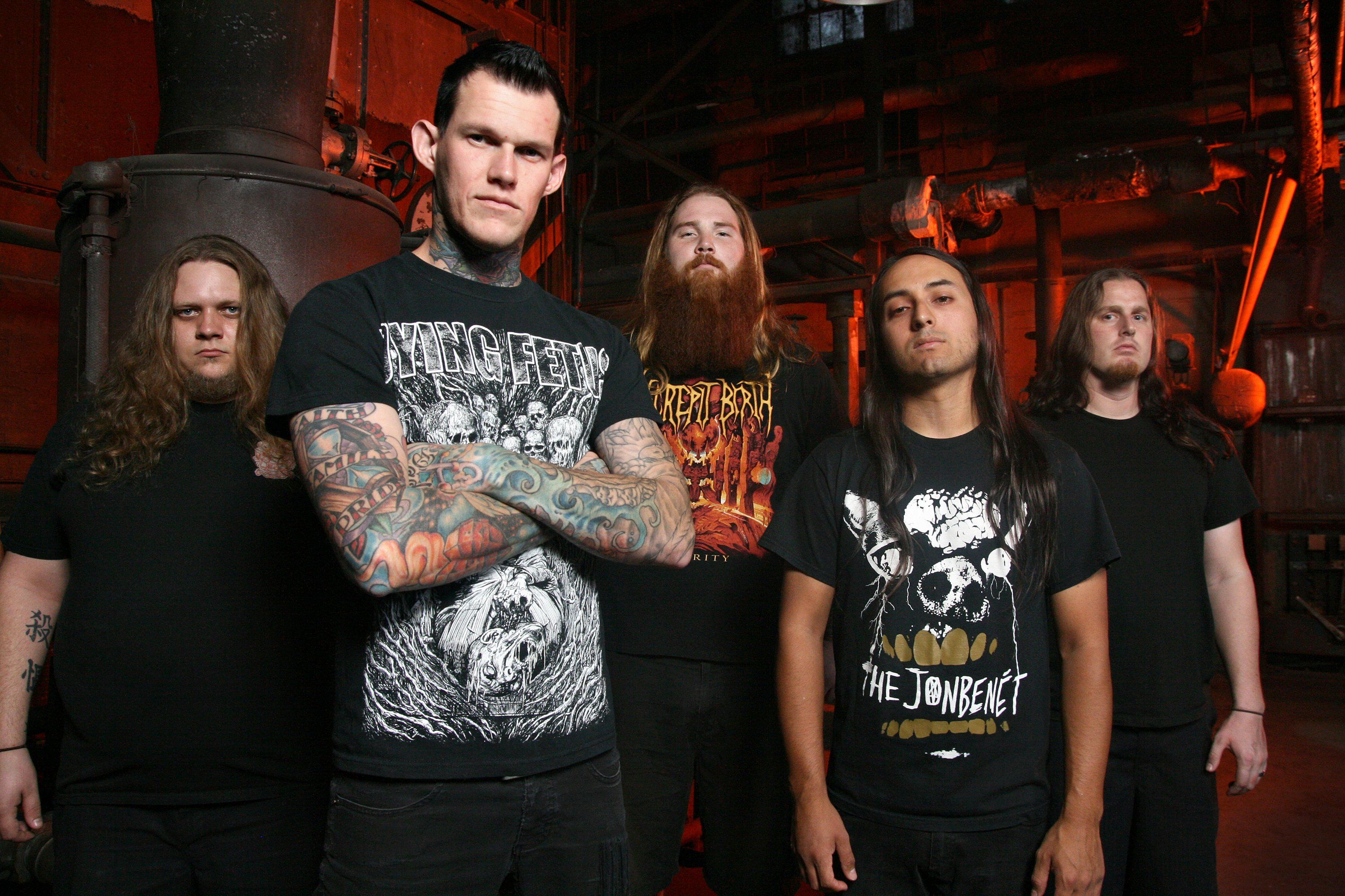 Band metal Carnifex, industrial, 3000x2000 2K+, Desktop