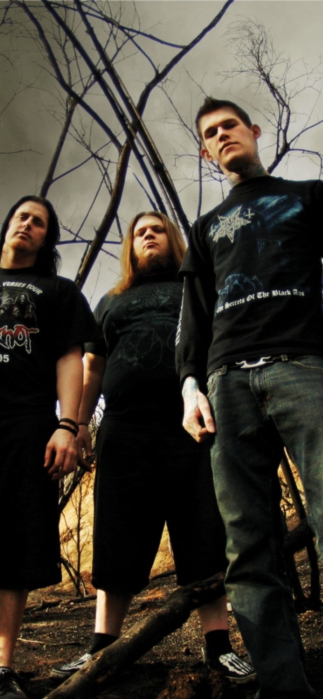 Band metal Carnifex tre membri, 1125x2436 Verticale, Mobile