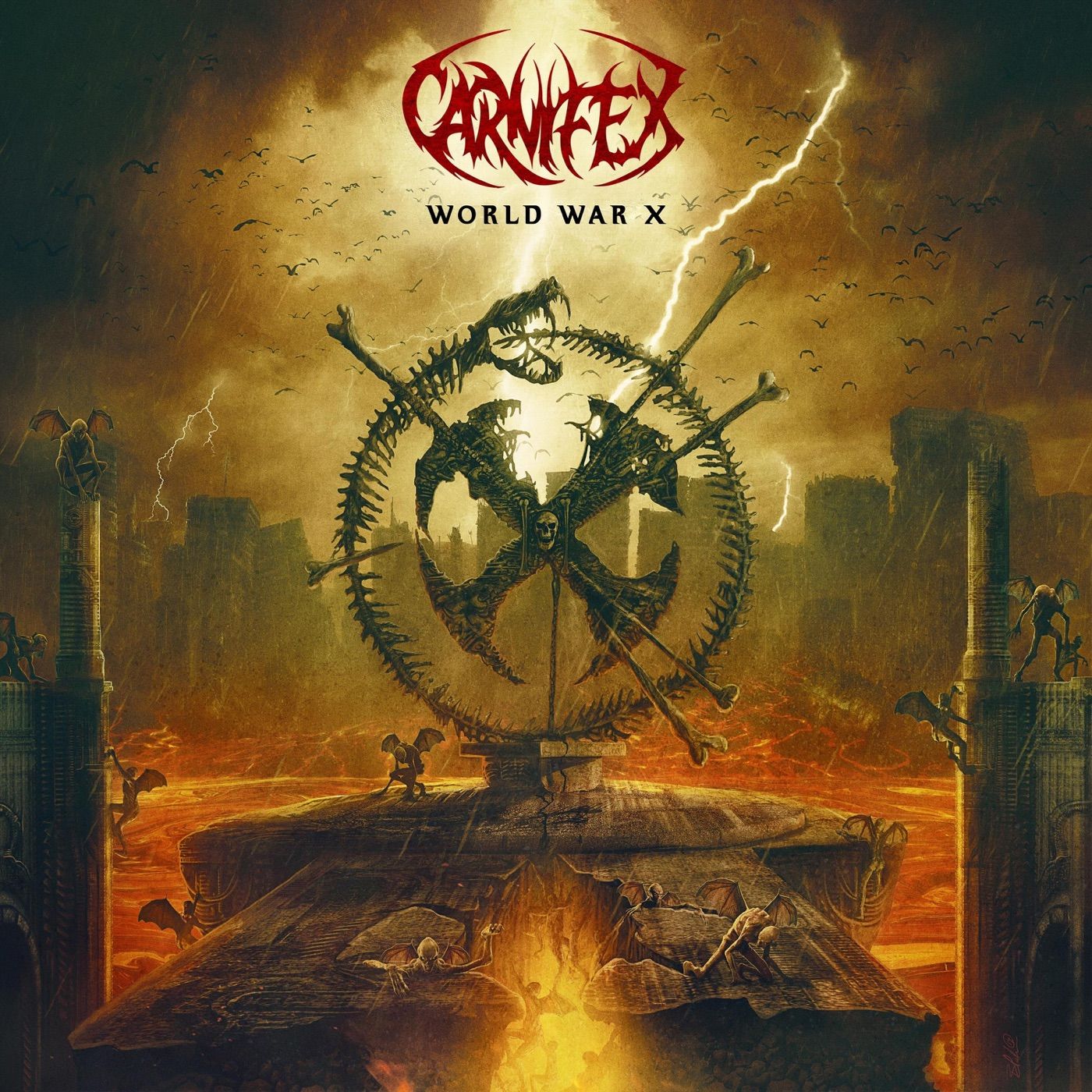 Carnifex World War X copertina, 1400x1400 HD, Desktop