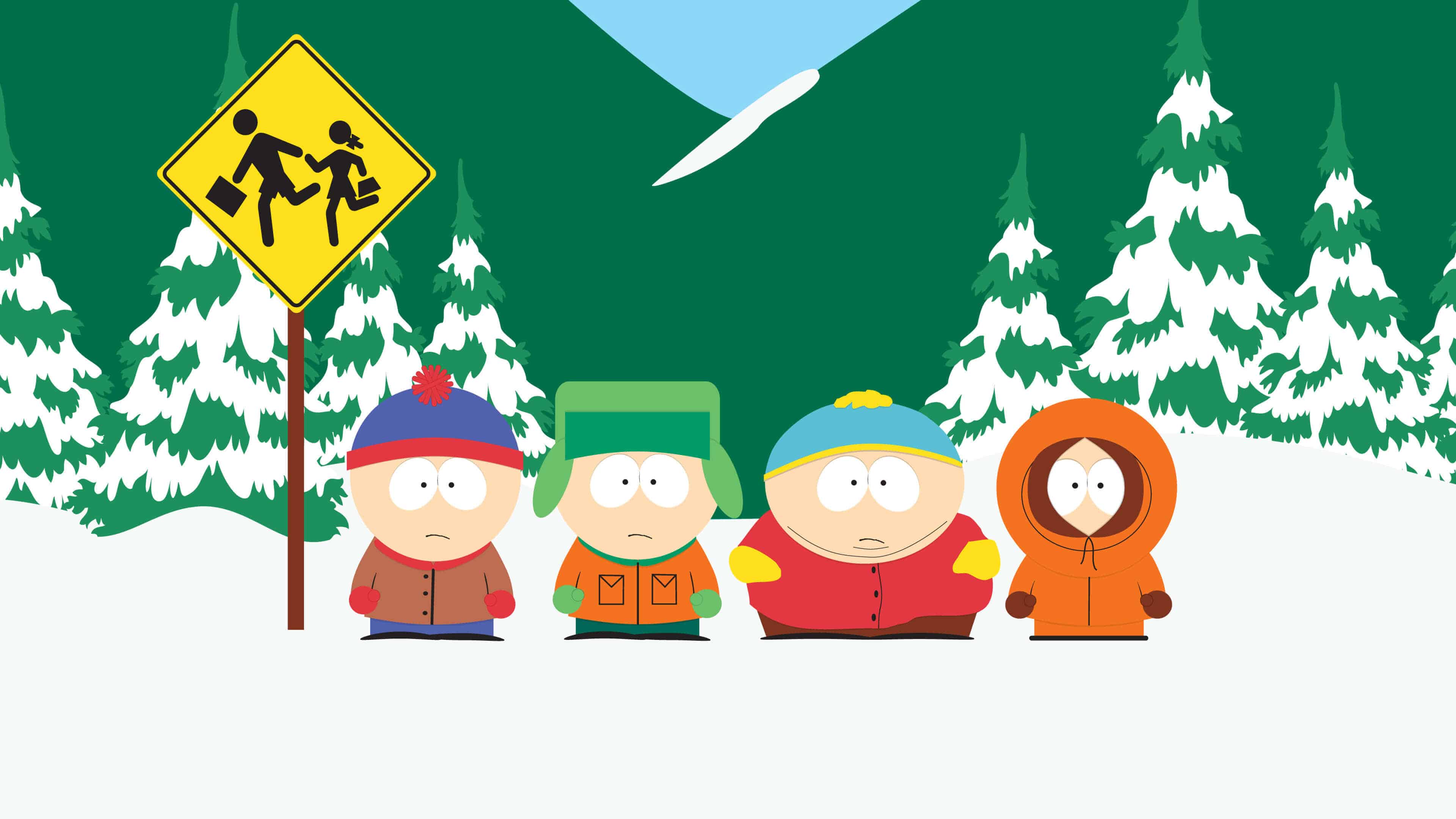 South Park fermata autobus, 3840x2160 4K, Desktop 4K