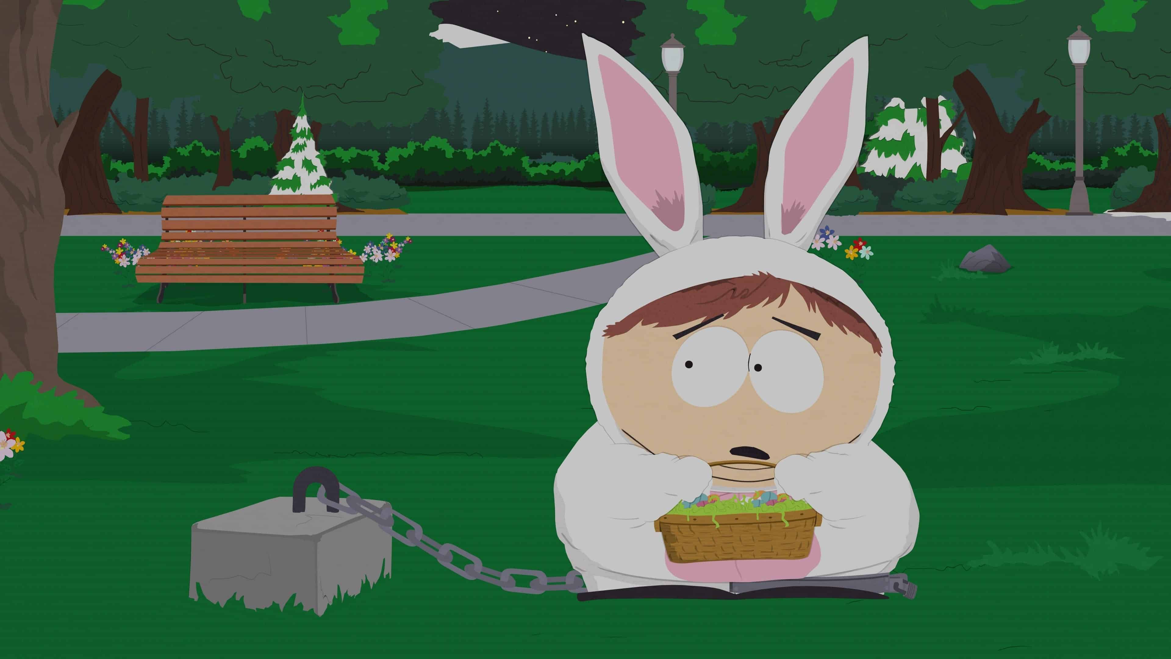 Cartman coniglio pasquale South Park, 3840x2160 4K Ultra HD, Monitor 4K