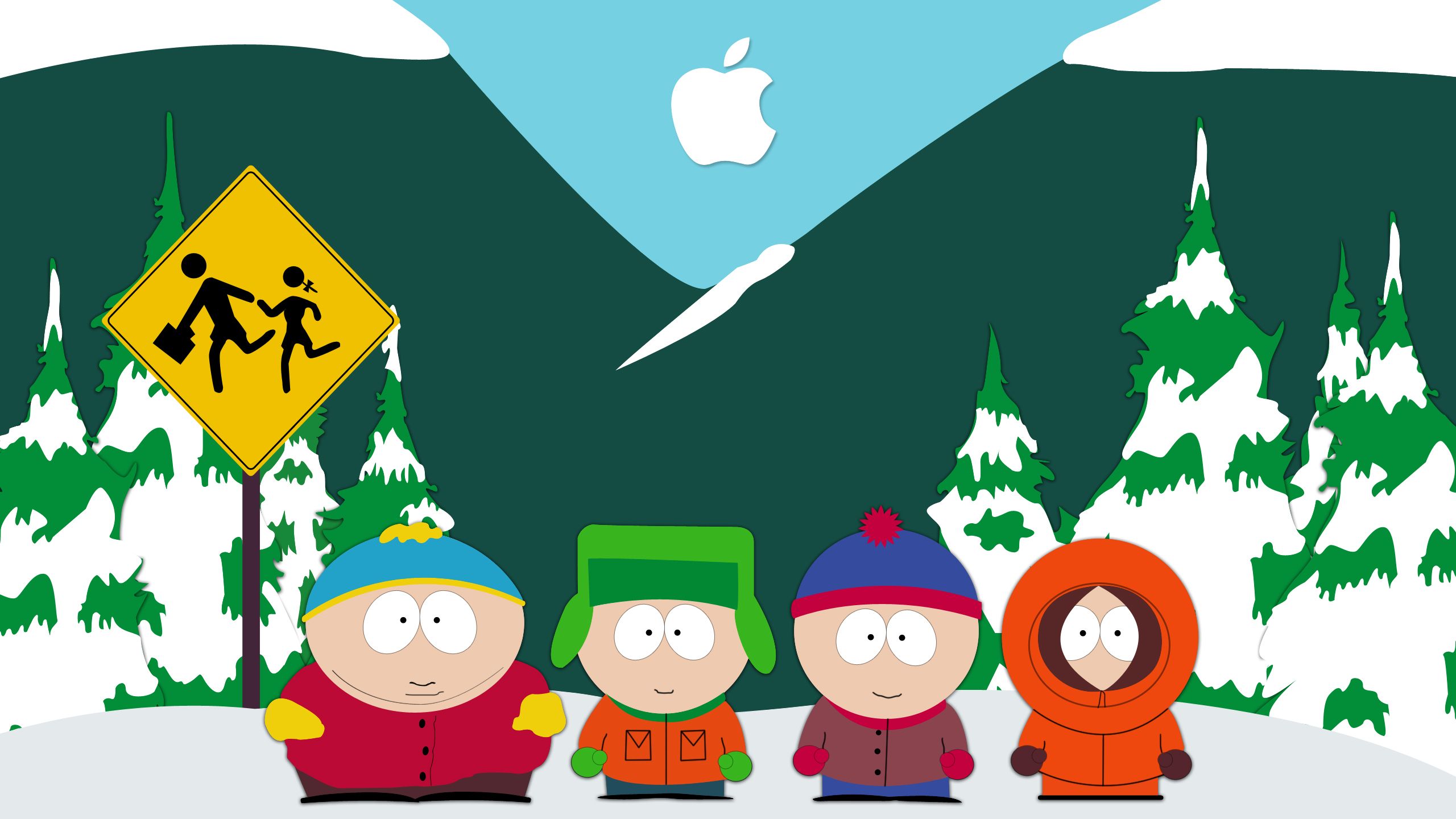 South Park quattro ragazzi neve, 2560x1440 2K QHD, PC