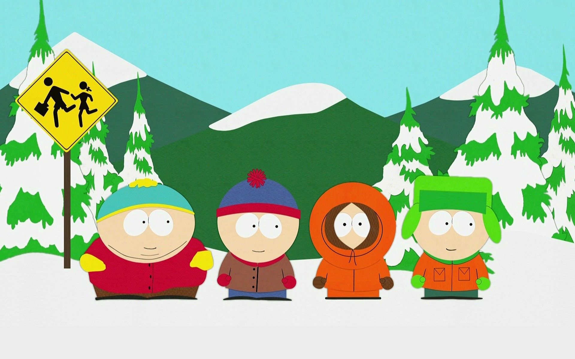South Park personaggi neve, 1920x1200 Full HD+ WUXGA, Desktop