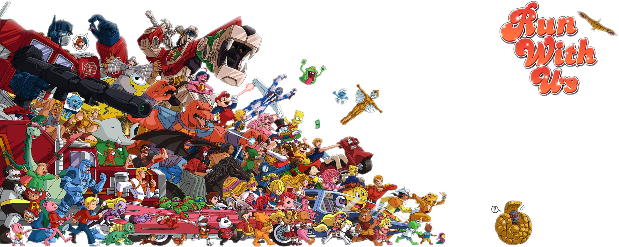 Collage personaggi cartoni animati, 1920x1200 Full HD+ WUXGA, Desktop