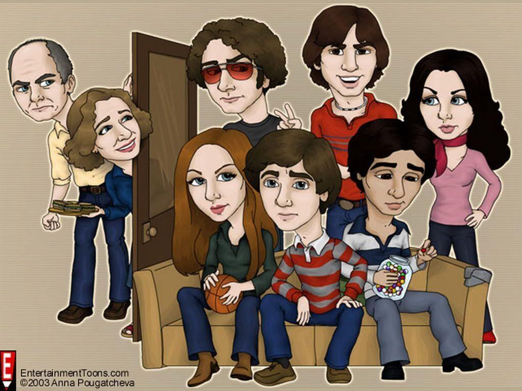 Collage cartoni animati anni '70, 1024x768 HD, PC Desktop