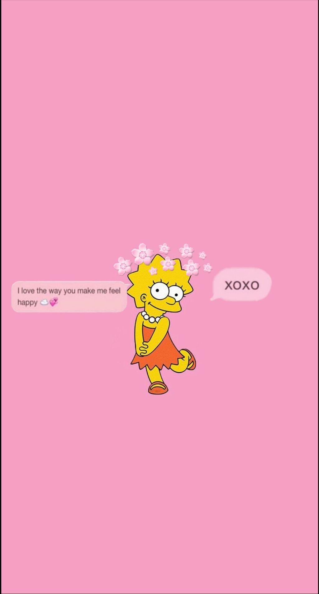 Lisa Simpson triste cielo stellato, 736x1308 Verticale, OnePlus