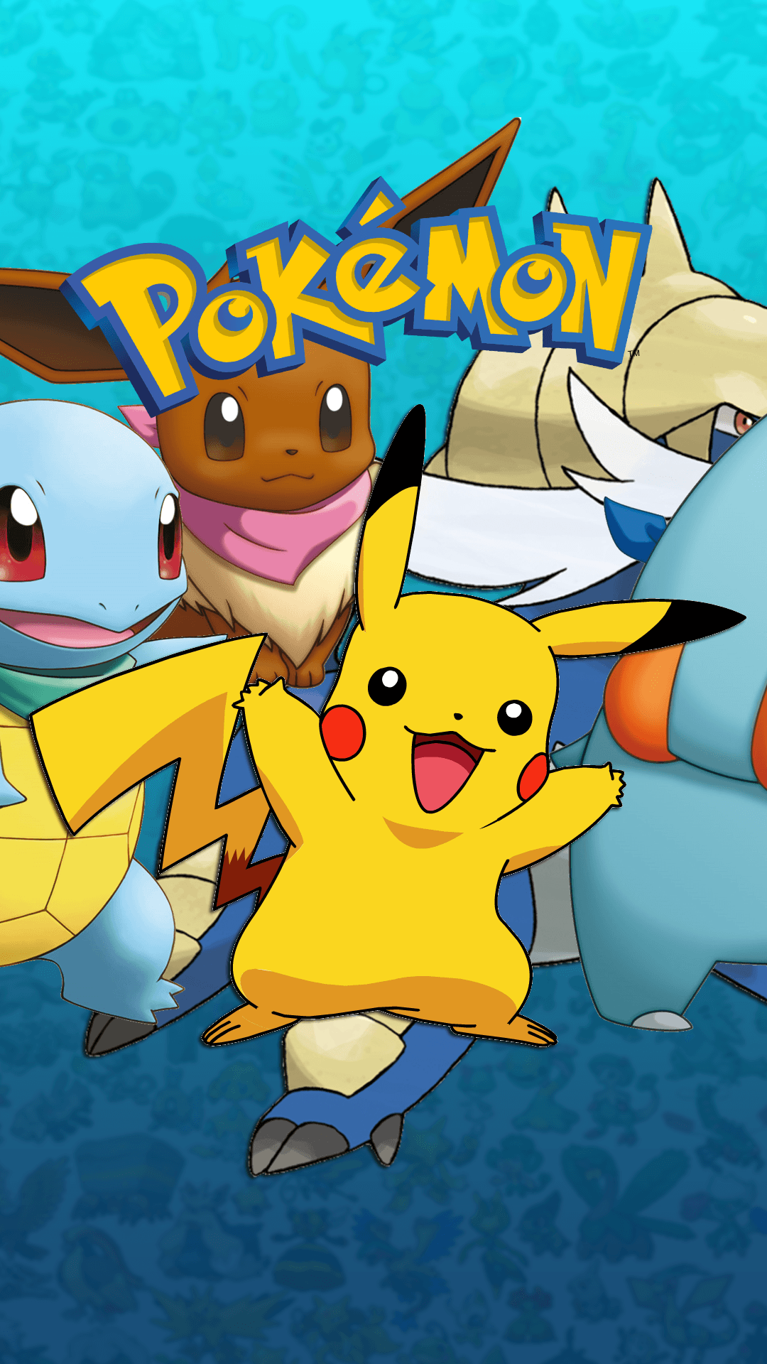 Pikachu ed Eevee Pokemon, 1080x1920 Verticale, Samsung Galaxy