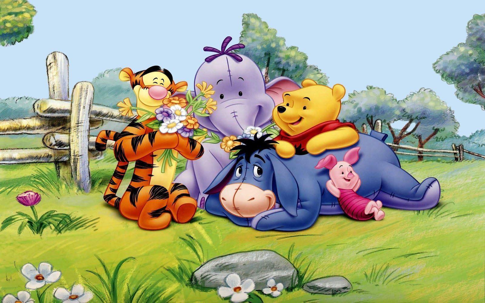 Winnie the Pooh e amici, Tigro e Pimpi, 1600x1000 HD Ready, Laptop
