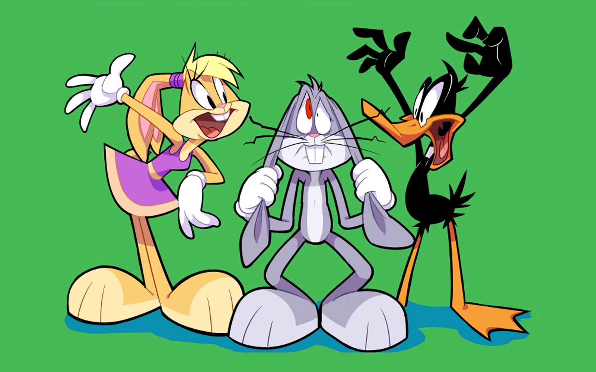 Bugs Bunny, Lola e Daffy Duck, 1920x1200 WUXGA, Laptop