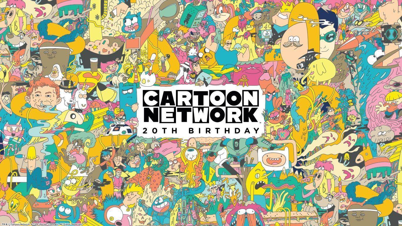 Cartoon Network 20esimo compleanno, 1366x768 720p, Laptop