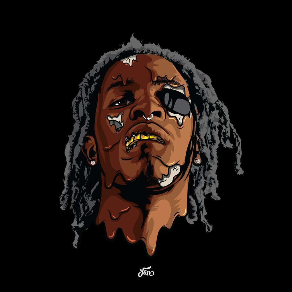 Ritratto cartoon con dreadlocks, 1024x1024 HD, PC