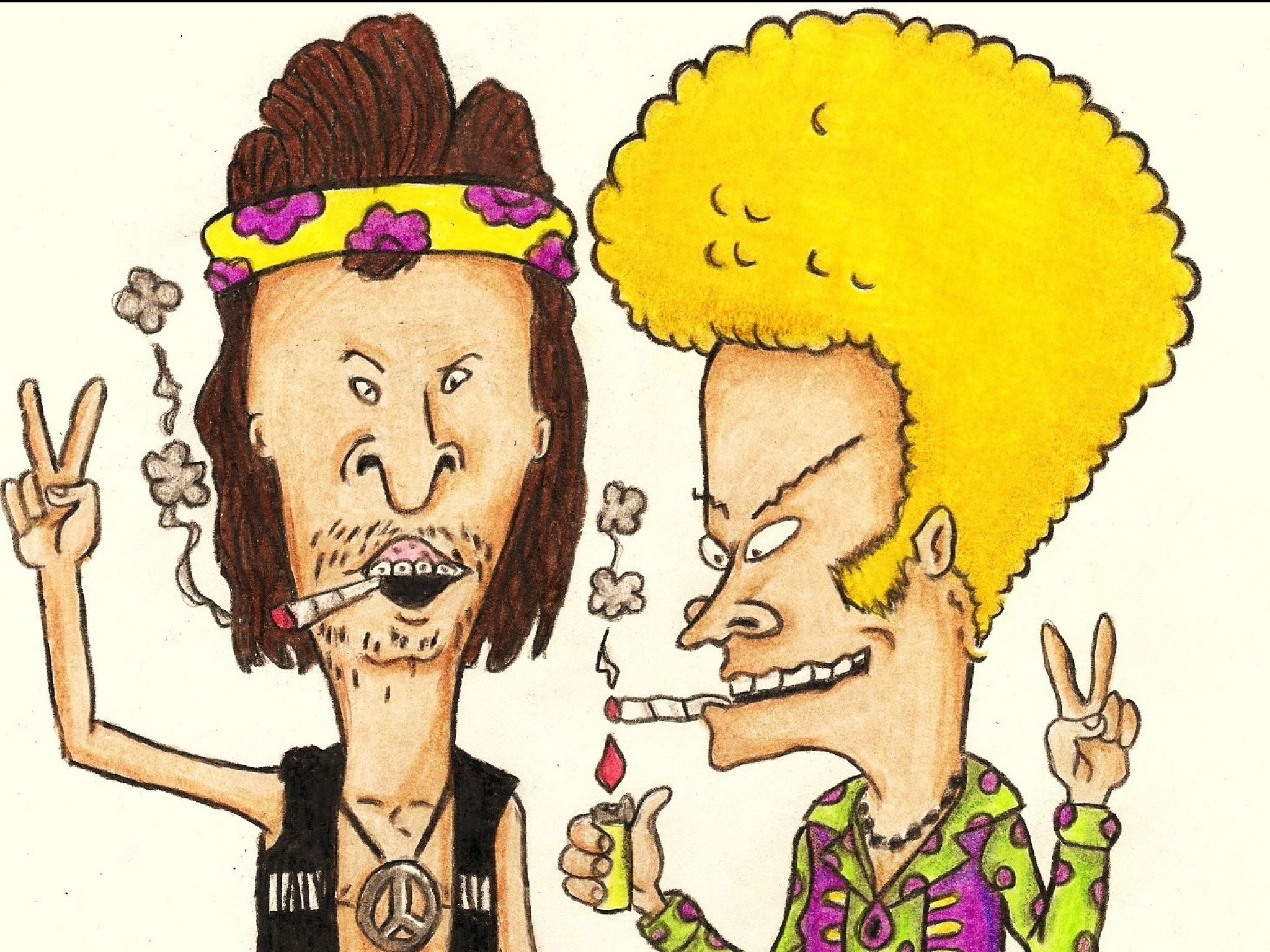 Beavis and Butthead fumano canna, 2048x1536 Hi-Res, Desktop