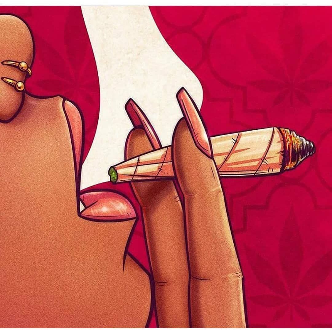 Personaggio che fuma blunt, 1080x1080 HD, Laptop