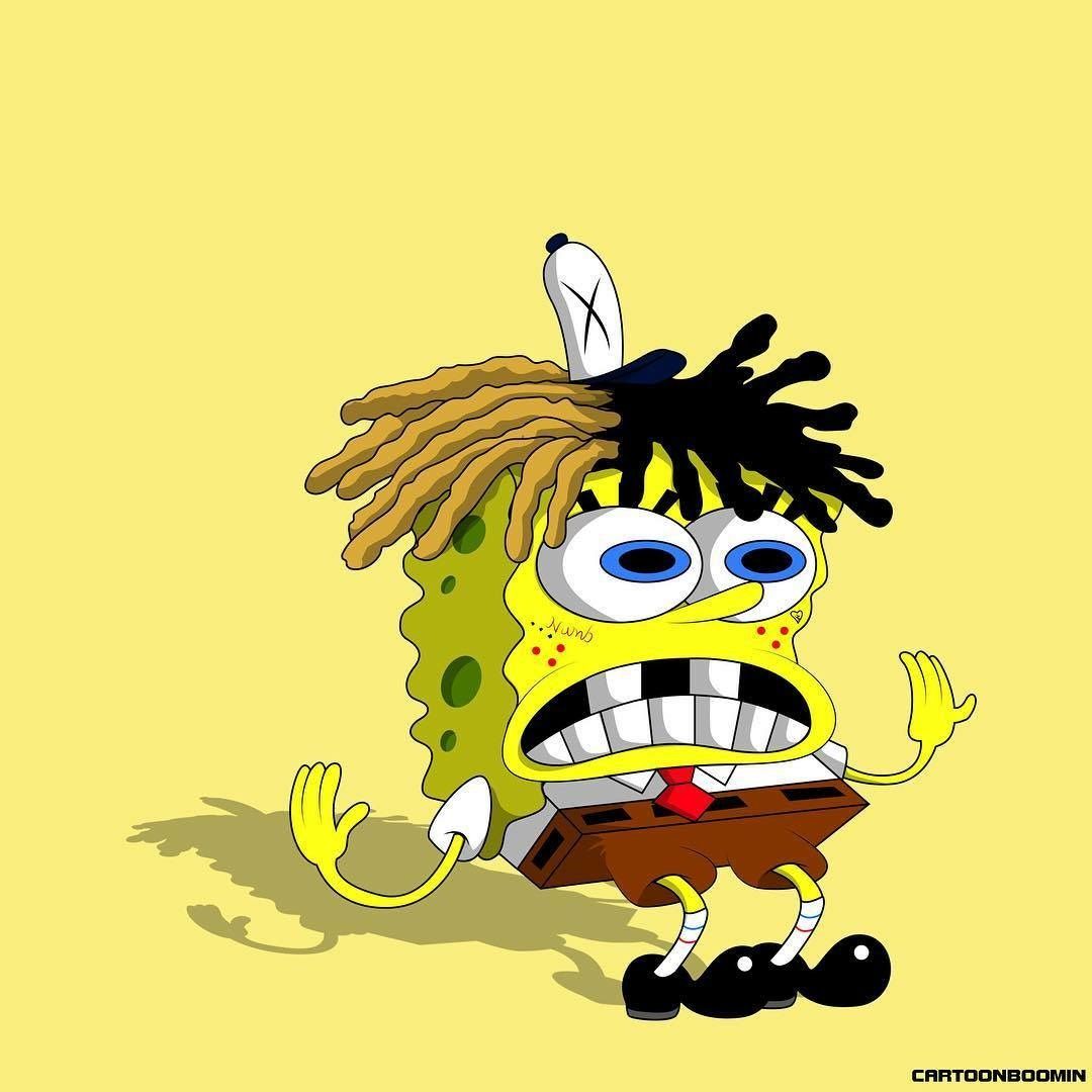 Bart Simpson stile Supreme, serie animata, 1920x1080 Full HD 1080p, Laptop