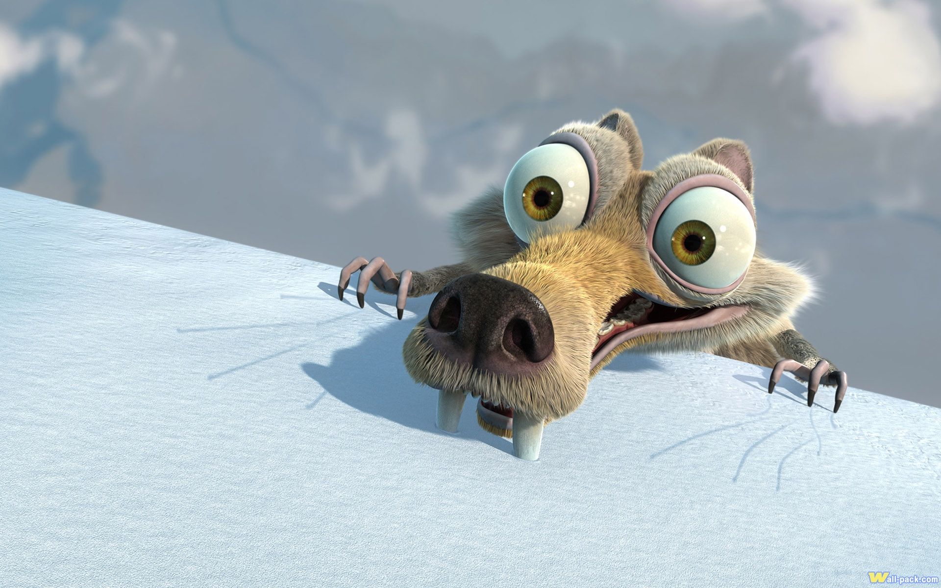 Scrat scoiattolo Ice Age neve, 1920x1200 WUXGA, iMac