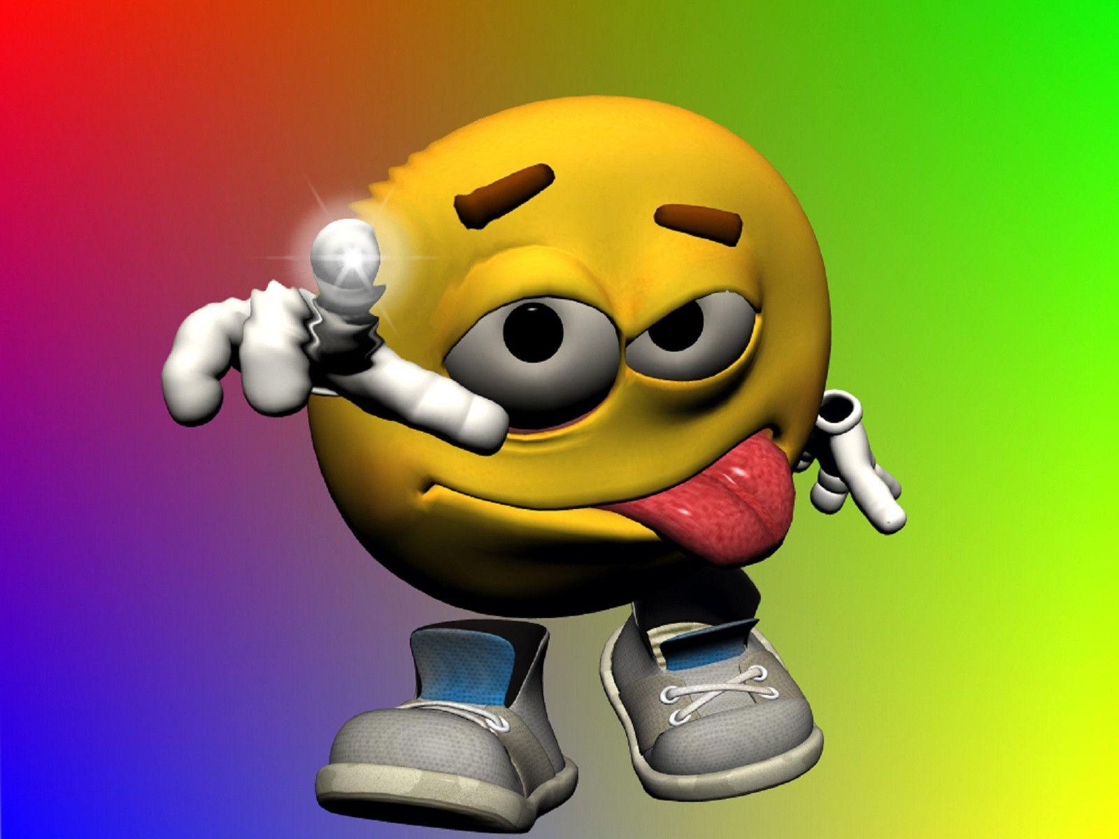Emoji 3D buffa lingua fuori, 1600x1200 900p, HP Laptop