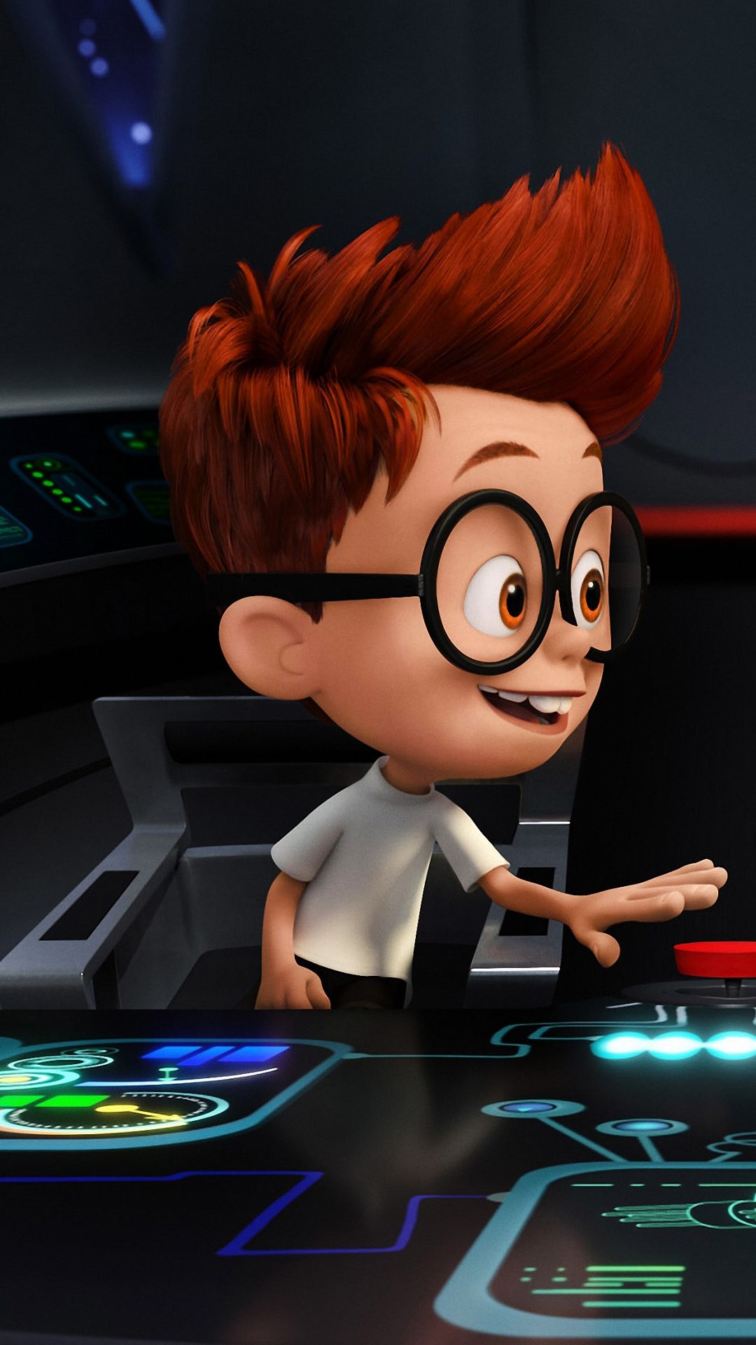 Sherman Mr Peabody personaggio 3D, 1080x1920 Verticale, Telefono