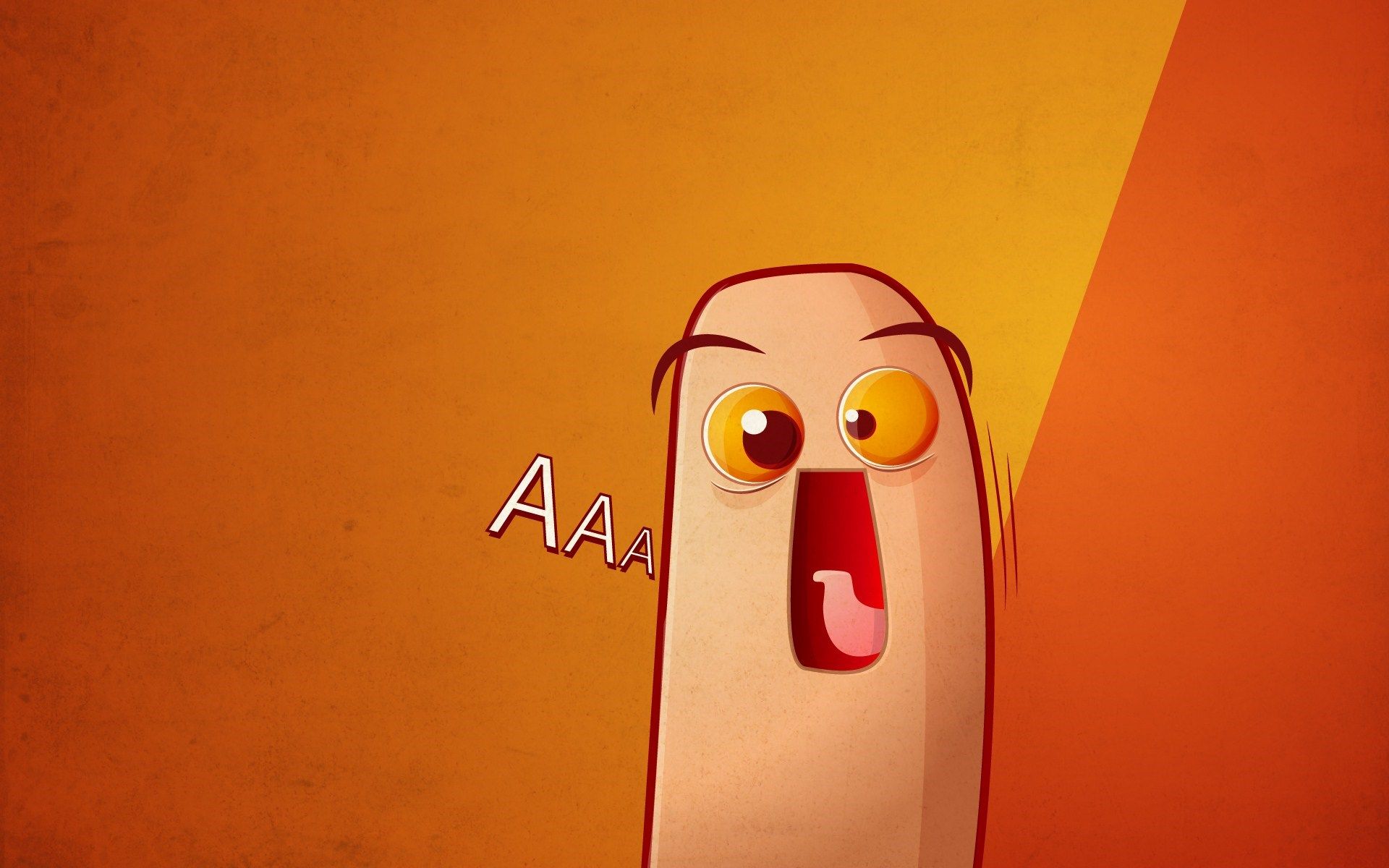 Personaggio cartone urlante arancione, 1920x1200 Full HD+ WUXGA, PC